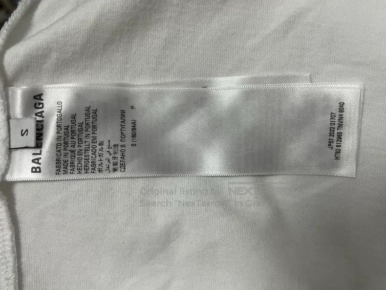 Balenciaga Balenciaga White Splatter Short Sleeve T-Shirt Size US S / EU 44-46 / 1 - 6 Thumbnail
