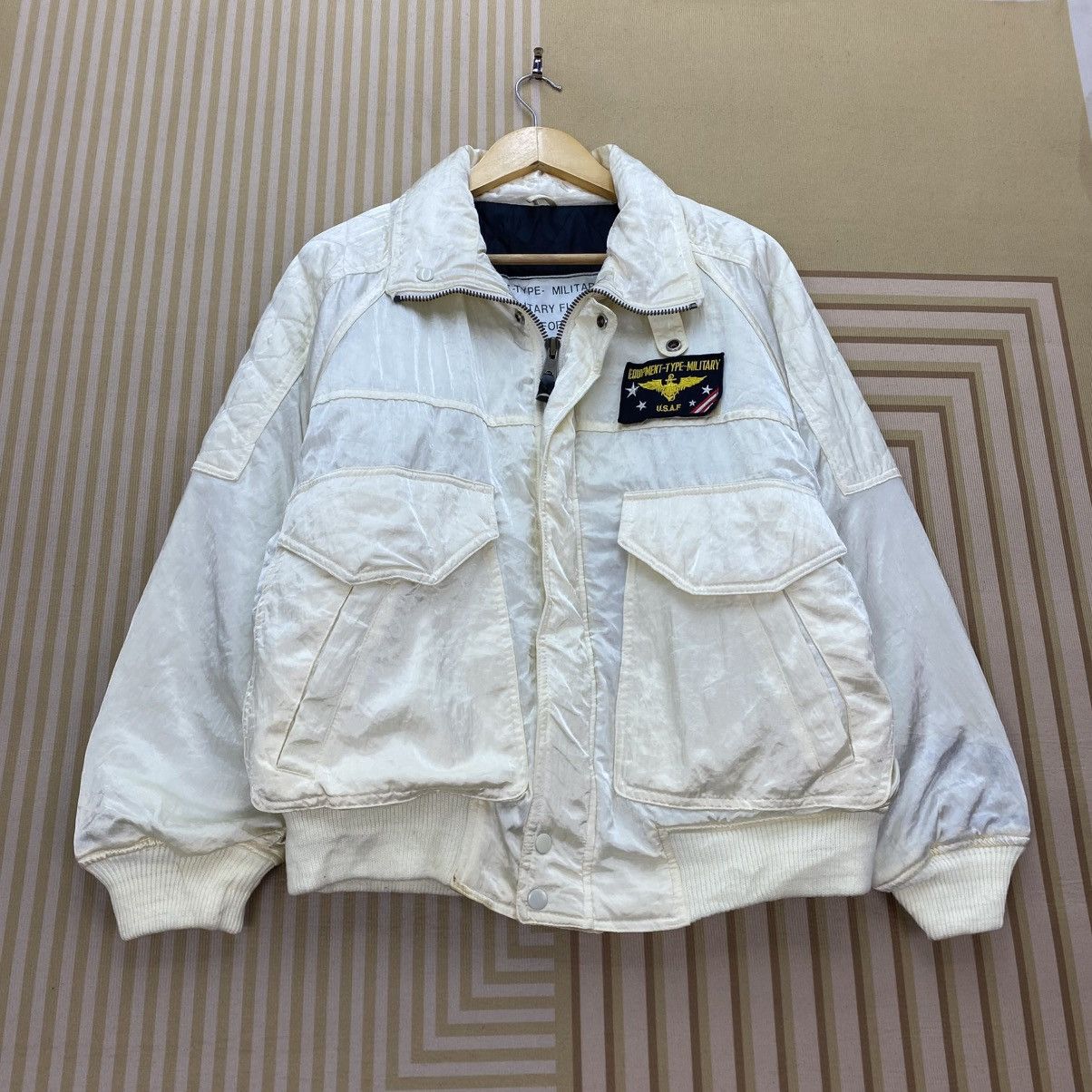Japanese Brand 🌺Vintage Copla Inc Bomber Usaf Pacht Size US M / EU 48-50 / 2 - 1 Thumbnail