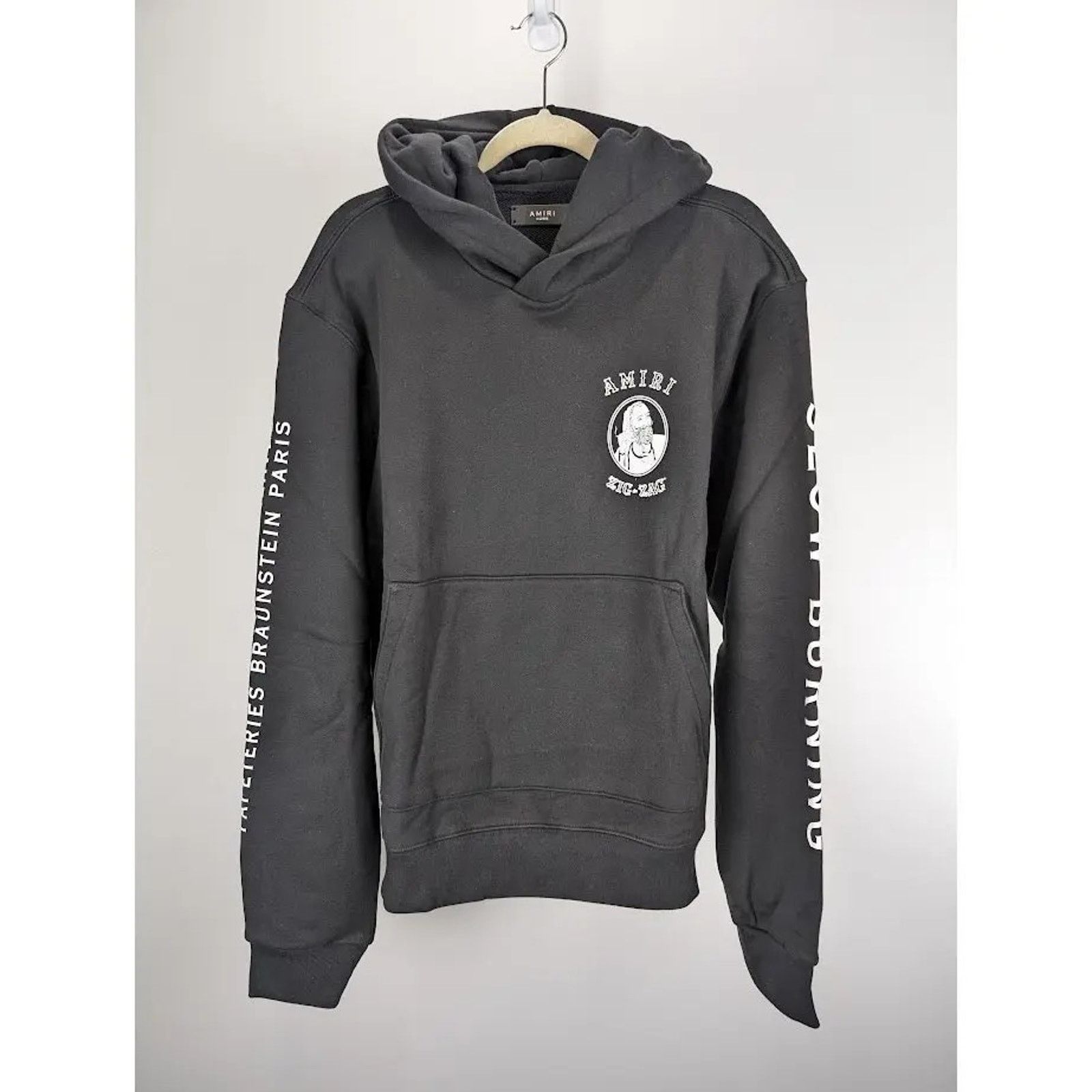 Amiri o1rshd1 Amiri x Zig Zag Hoodie in Black Size US XXL / EU 58 / 5 - 1 Thumbnail