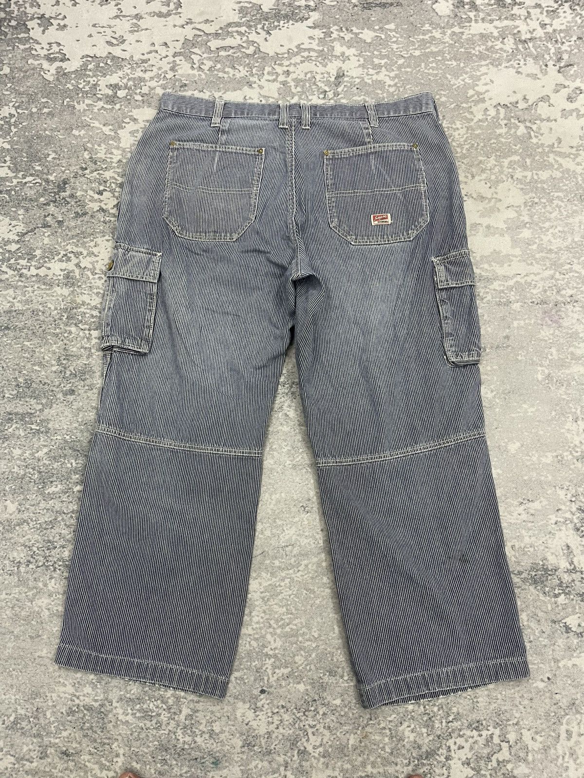 Japanese Brand Dogman Hickory Stripe Multipocket Cargo Tactical Pants s11 Size US 38 / EU 54 - 15 Thumbnail