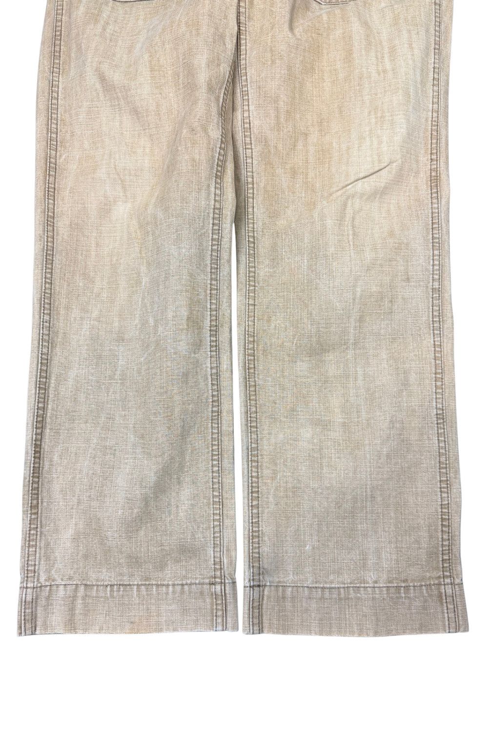 RRL Ralph Lauren Japanese Fabric Workwear Trousers Beige image 10