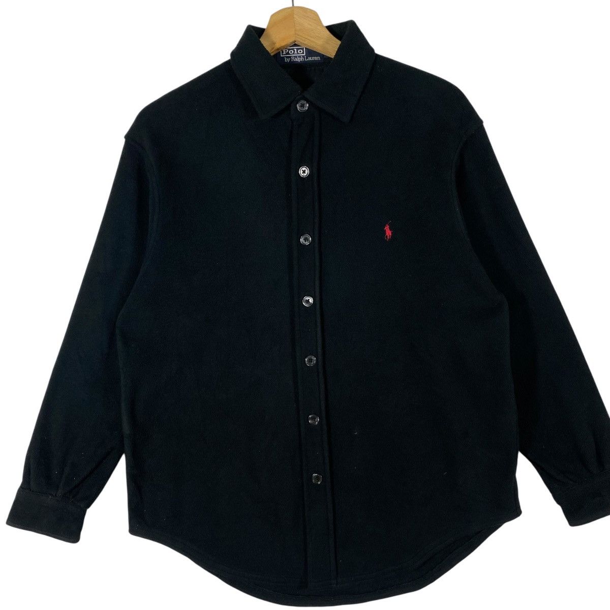 Polo Ralph Lauren Vintage Polo Ralph Lauren Fleece Shirt M Size Black Colour Size US M / EU 48-50 / 2 - 4 Thumbnail
