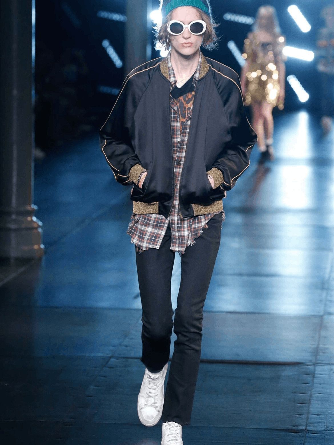 Saint Laurent Paris Saint Laurent Paris by Hedi 16SS Distressed Plaid Shirt-250 Size US M / EU 48-50 / 2 - 8 Thumbnail