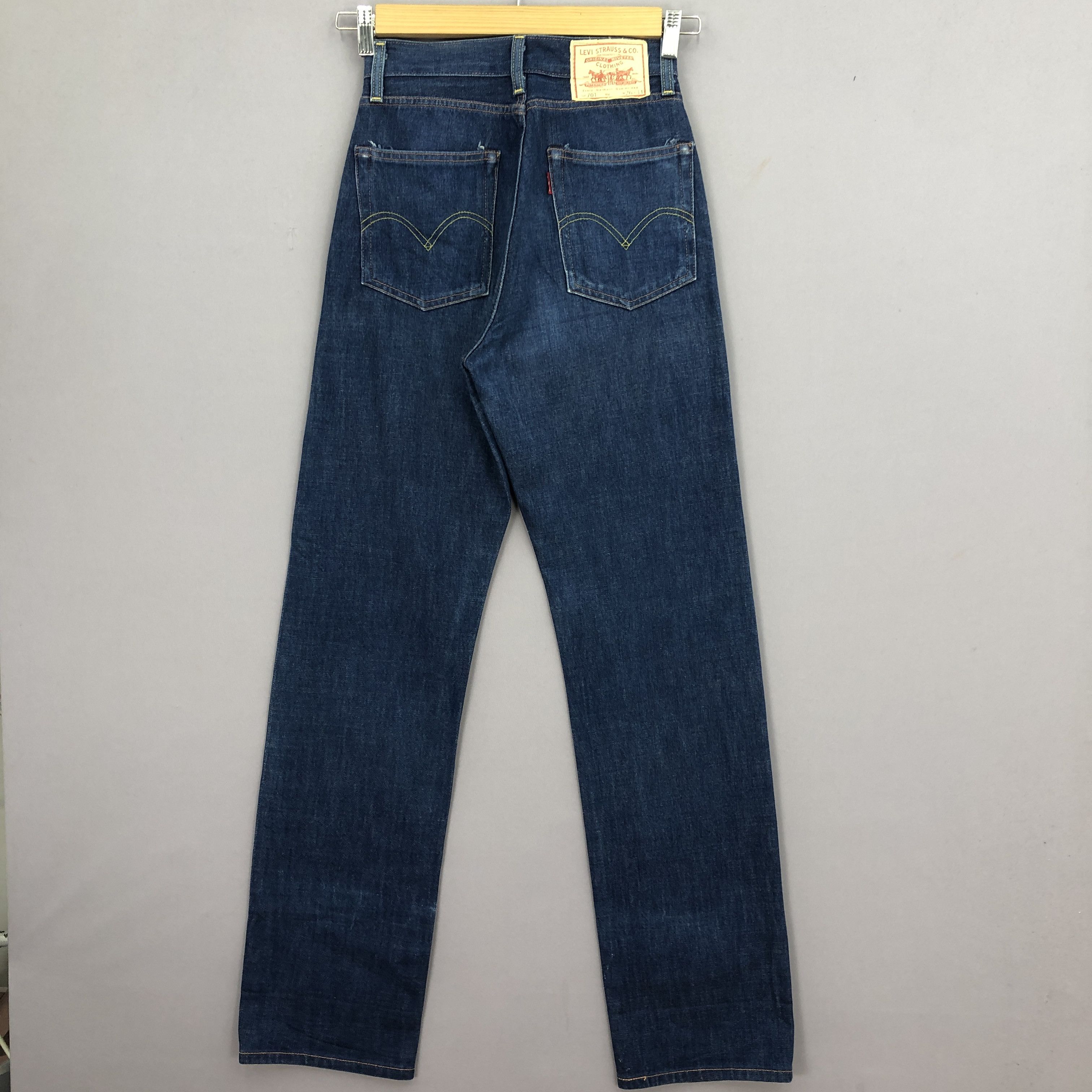 Levi's Vintage Levis 701 Selvedge Jeans Levi's Redline Denim Size 24" / US 00 / IT 34 - 2 Thumbnail