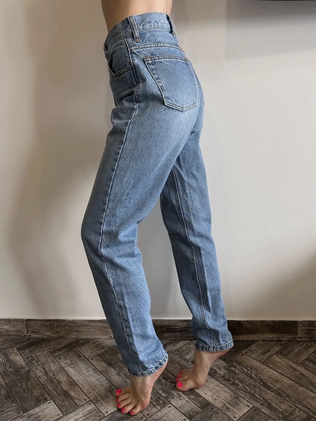 Other J.Galt Brandy Melville Mom Jeans High Waist Straight Leg Size 25" / US 0 / IT 36 - 6 Thumbnail