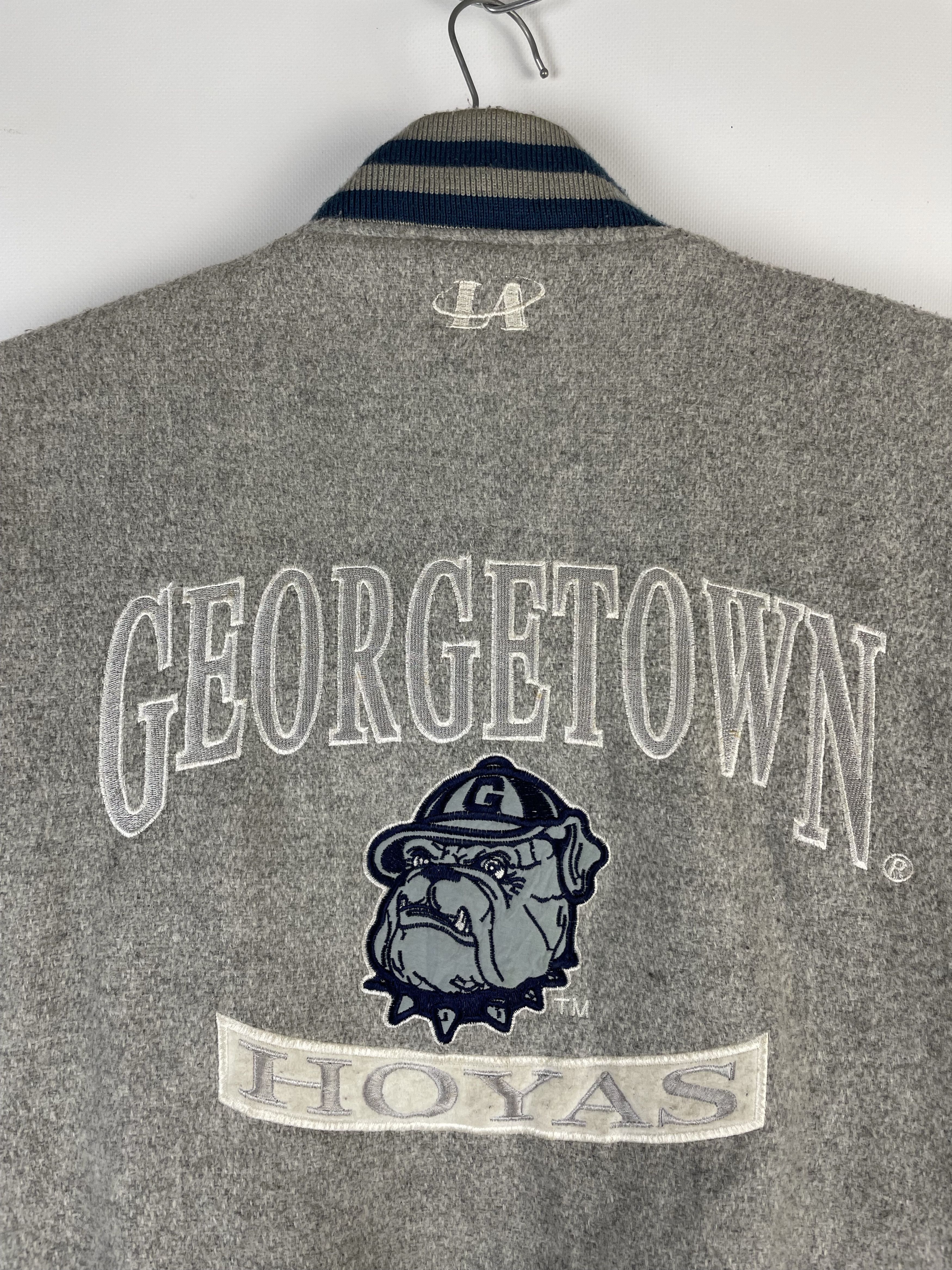 MLB Vintage 90s Georgetown Hoyas jacket 90s Size US XL / EU 56 / 4 - 12 Thumbnail