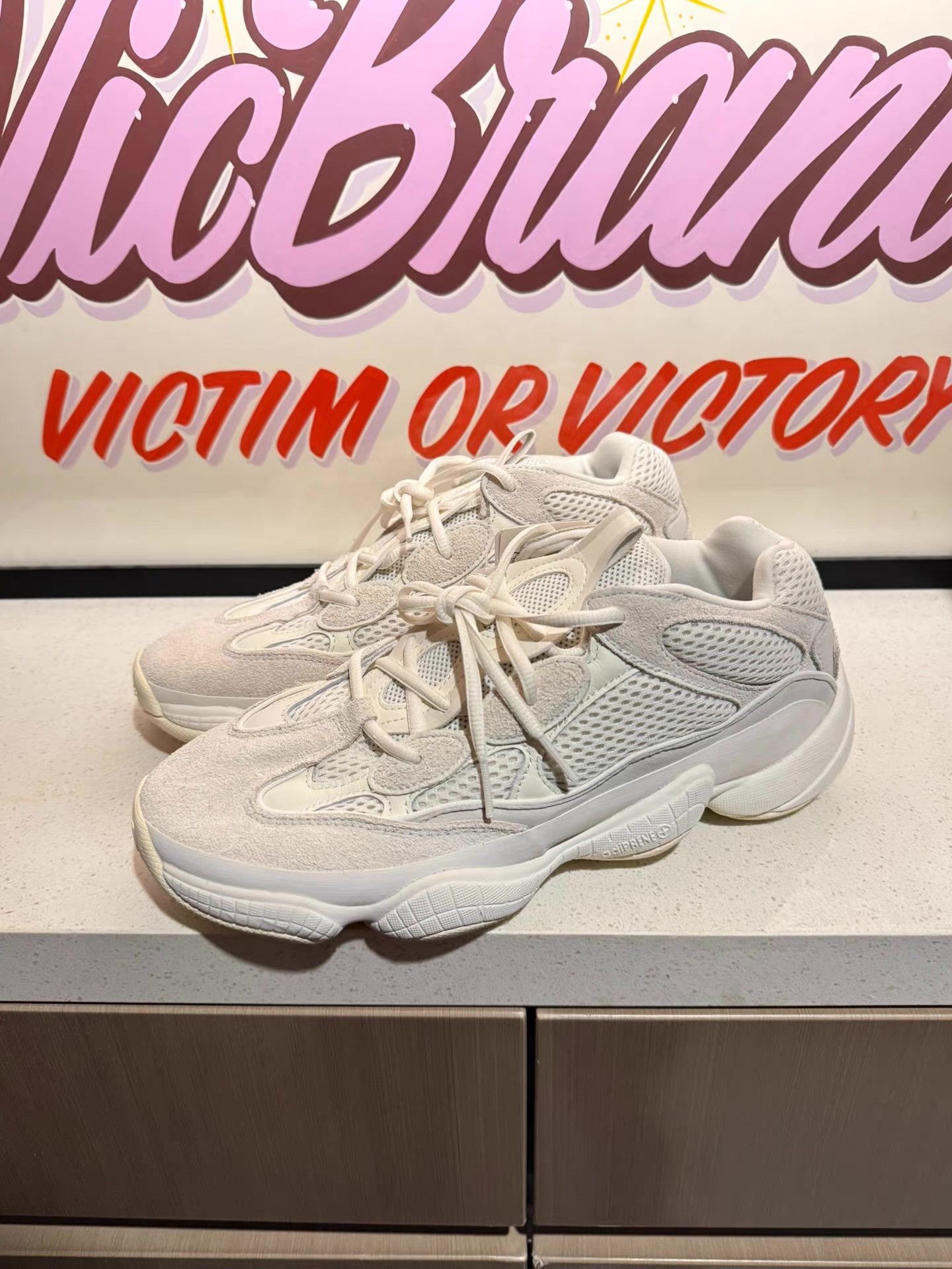 Adidas adidas Originals Yeezy 500 BoneWhite synthetic leather. Ｑ20 Size US 10 / EU 43 - 1 Thumbnail