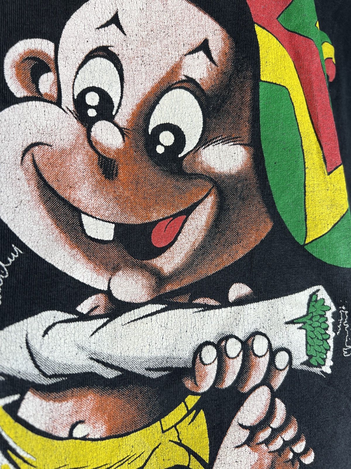 Bob Marley Vintage 90s Reggae Baby Weed Humor t shirt y2k Size US XL / EU 56 / 4 - 3 Thumbnail