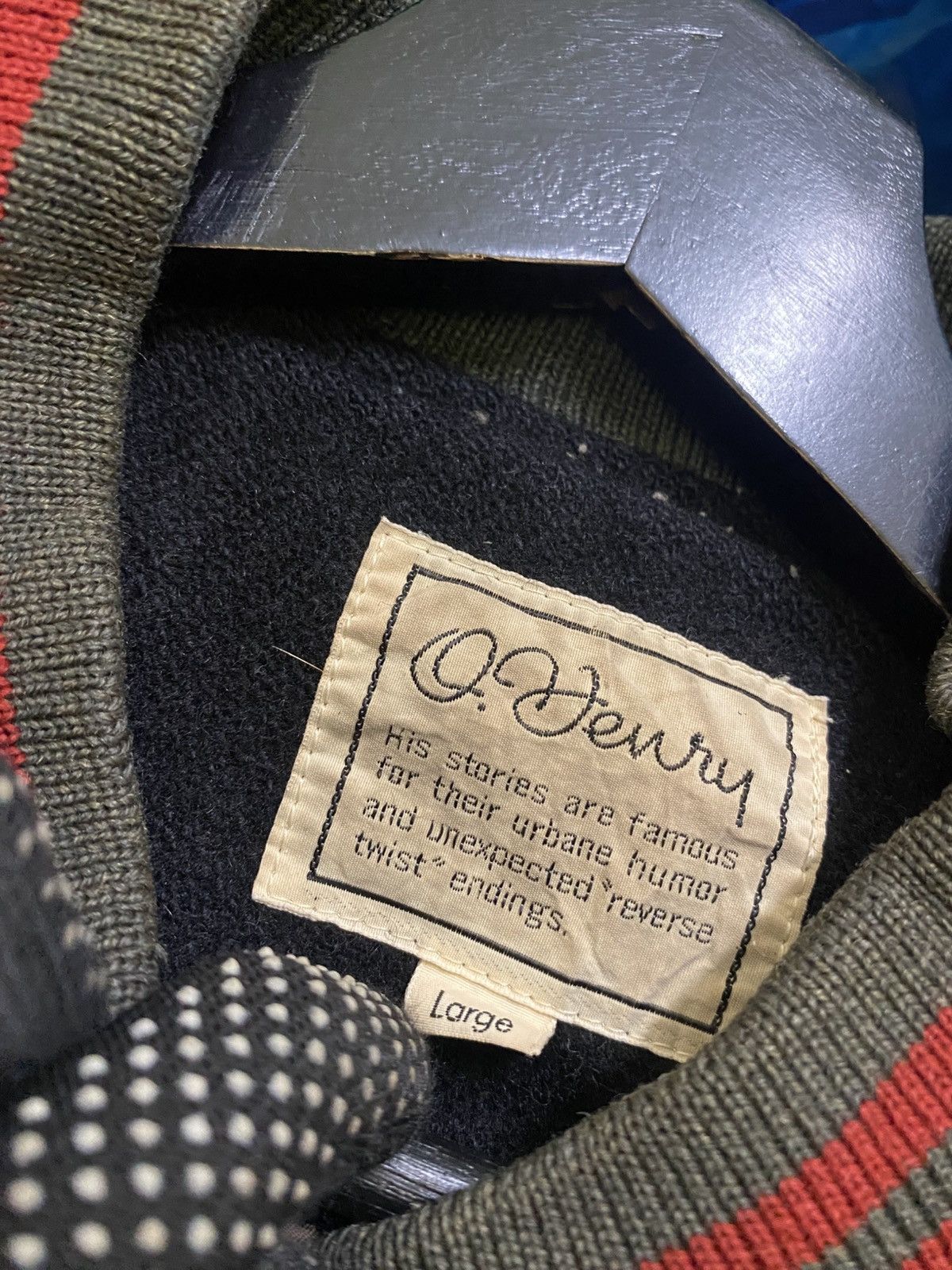 Vintage VINTAGE 80S O.HENRY WOOL SLEEVE LEATHER VARSITY JACKET Size US L / EU 52-54 / 3 - 4 Thumbnail