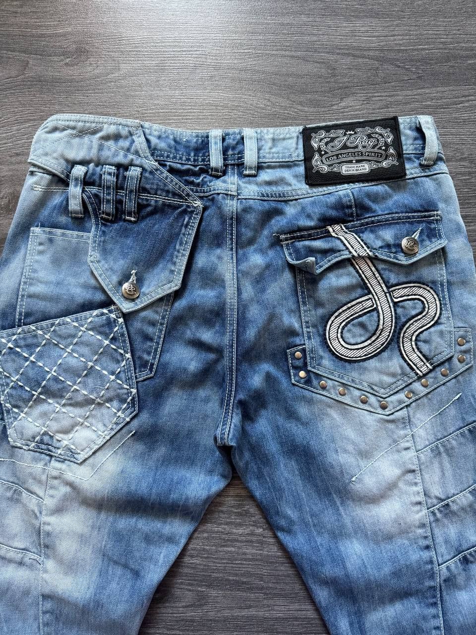 Japanese Brand JapRag By Okusama zaniki cargo denim pant trouser Jean Japan Size US 34 / EU 50 - 3 Thumbnail