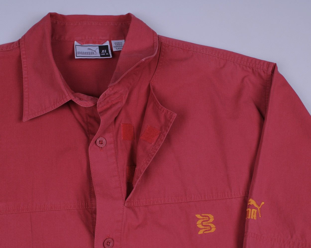 Puma × Vintage PUMA Speedsters Vintage Red Short Sleeve Shirt Size US XL / EU 56 / 4 - 5 Thumbnail