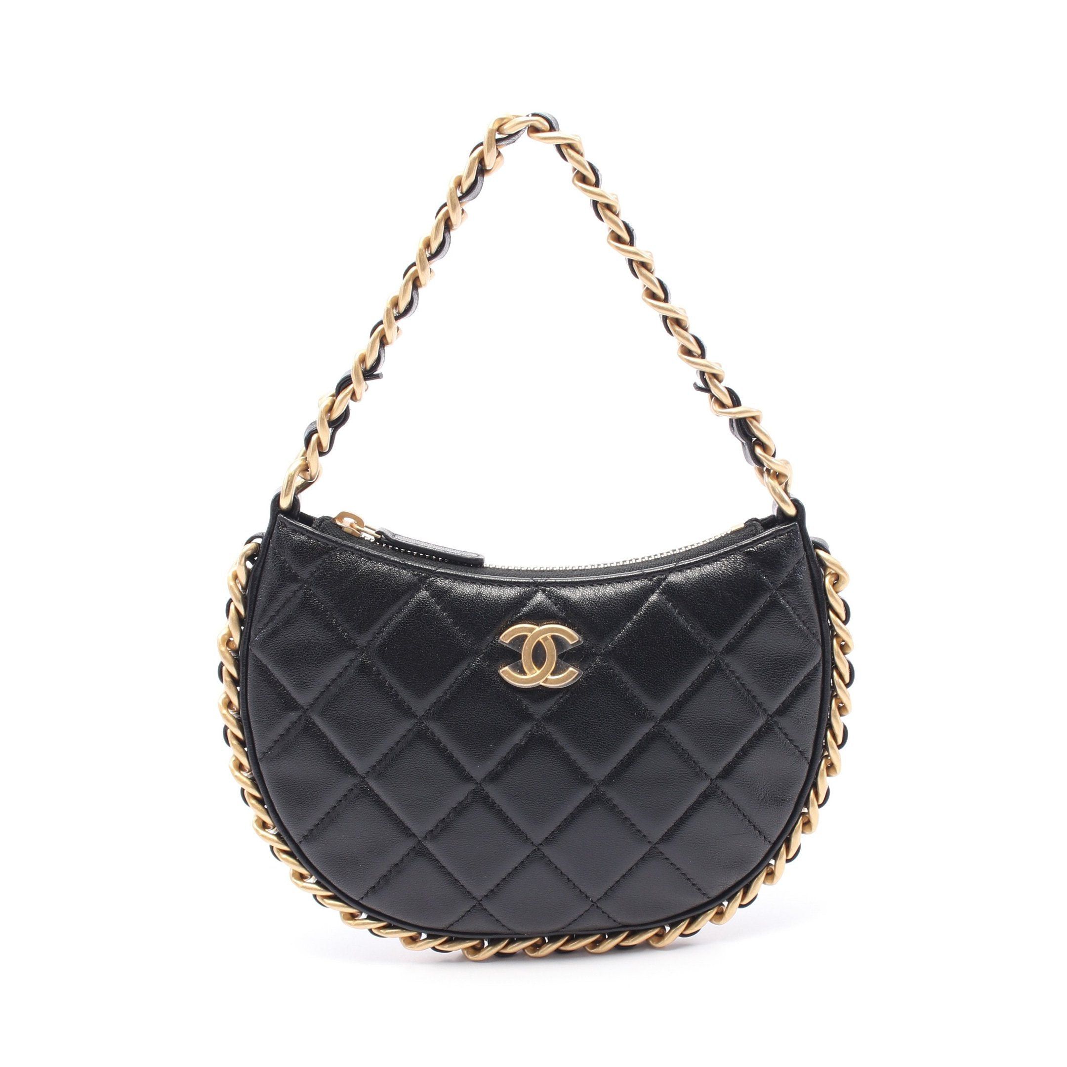 Chanel Chanel Matelasse Chain Shoulder Bag Leather Black Gold Hardware Size ONE SIZE - 1 Thumbnail