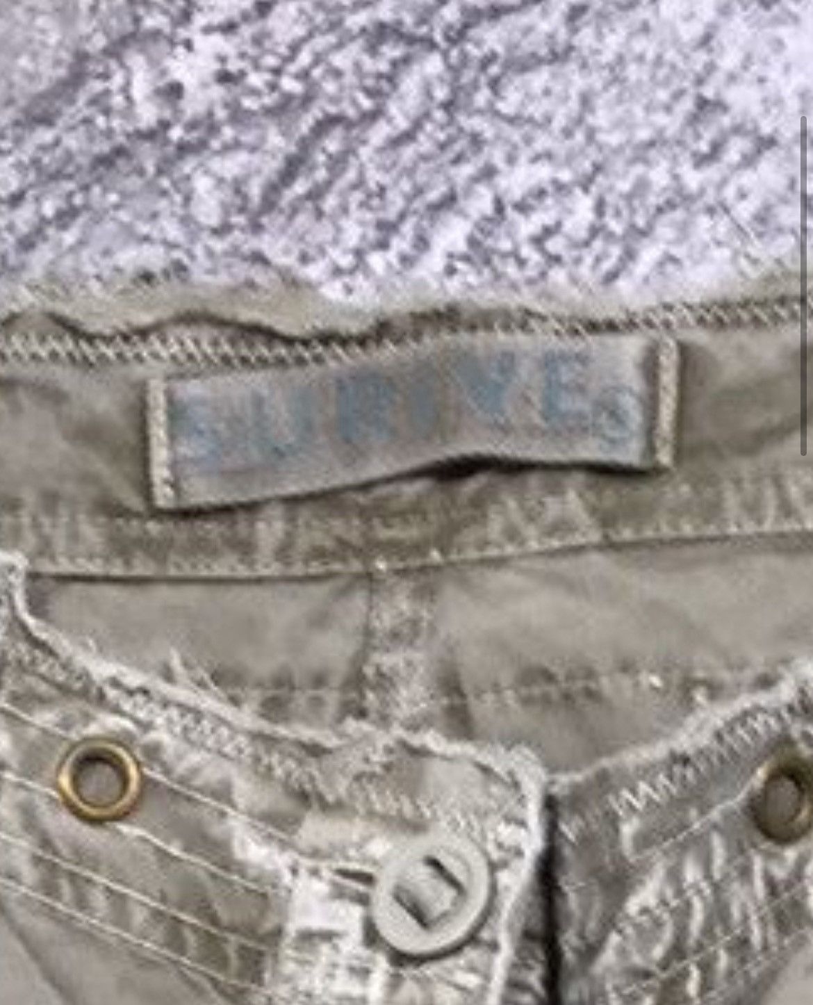 Vintage Vintage Y2K Baggy Cargo Pants Distressed Tactical Streetwear Size 29" - 7 Thumbnail