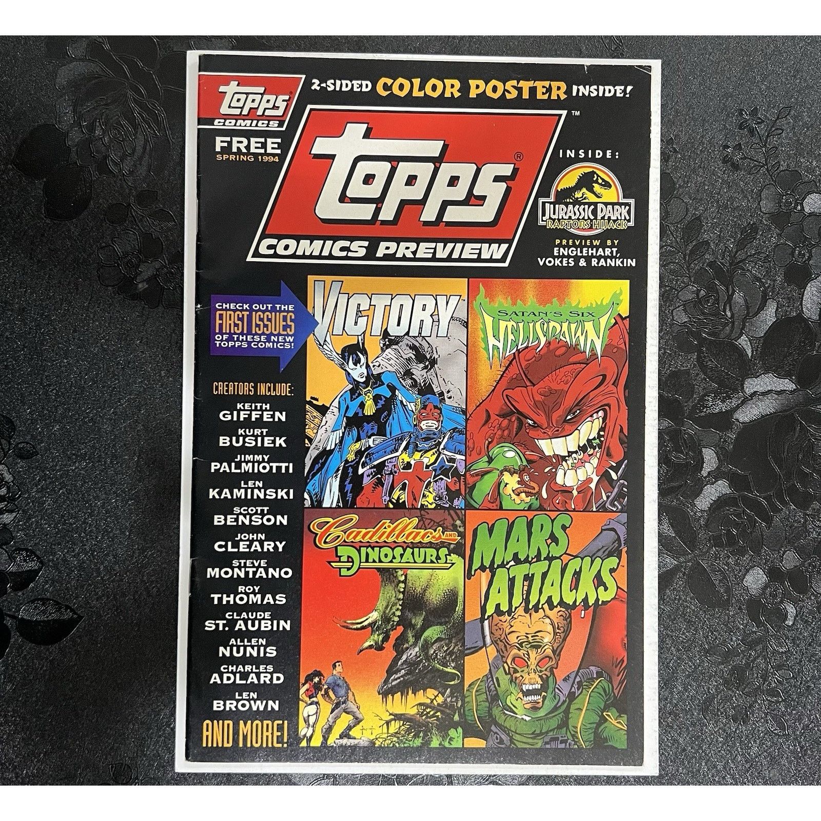 DC Comics Topps Comics Previ 1994 Mars Attack Jurassic Park Hell Spawn Size ONE SIZE - 1 Thumbnail