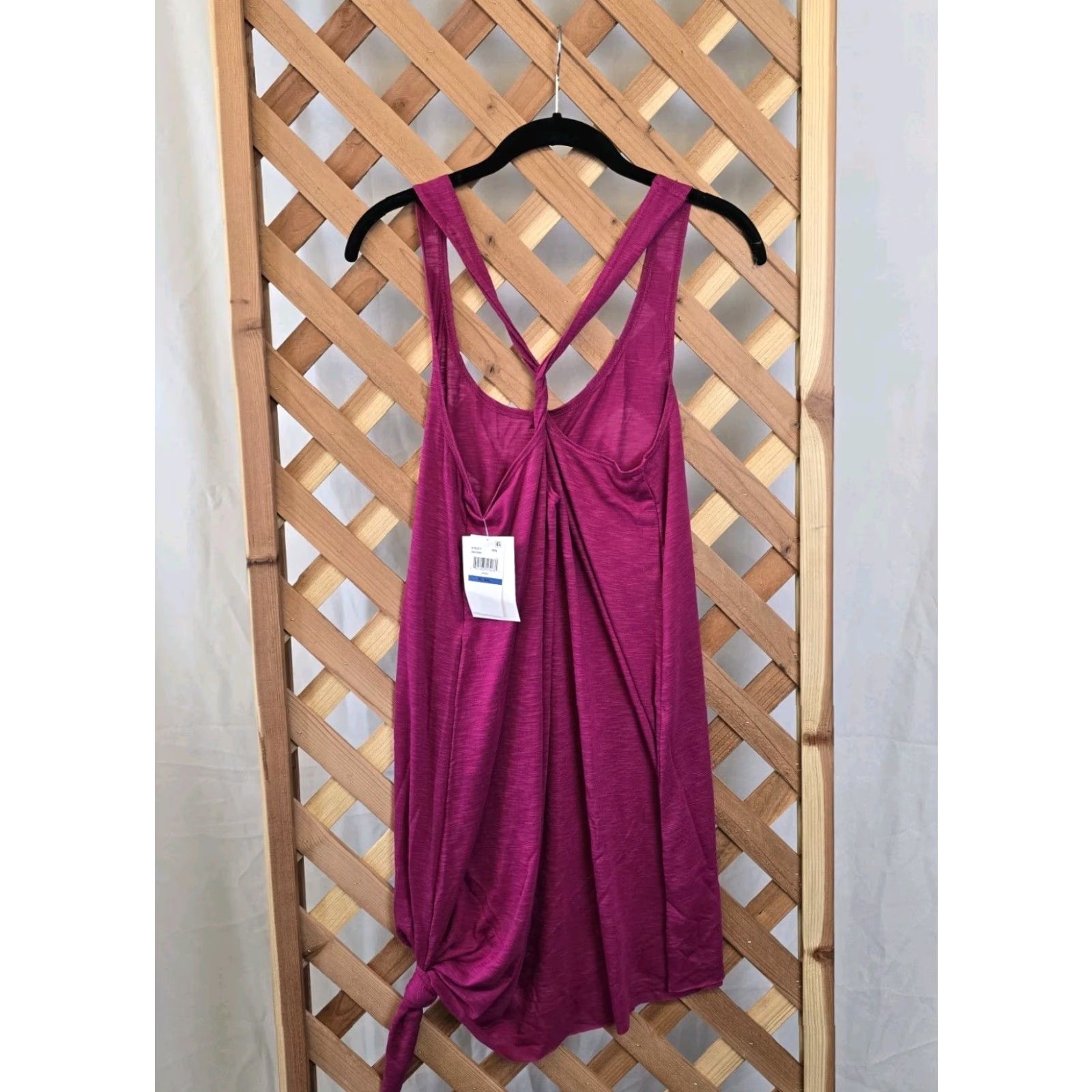 Vintage VINTAGE Becca by Rebecca Virtue Wmns It's a Breeze Lightweight Beach Dress - XL/XXL Wine Beach Cover Up Womens Size XL / US 12-14 / IT 48-50 - 4 Thumbnail