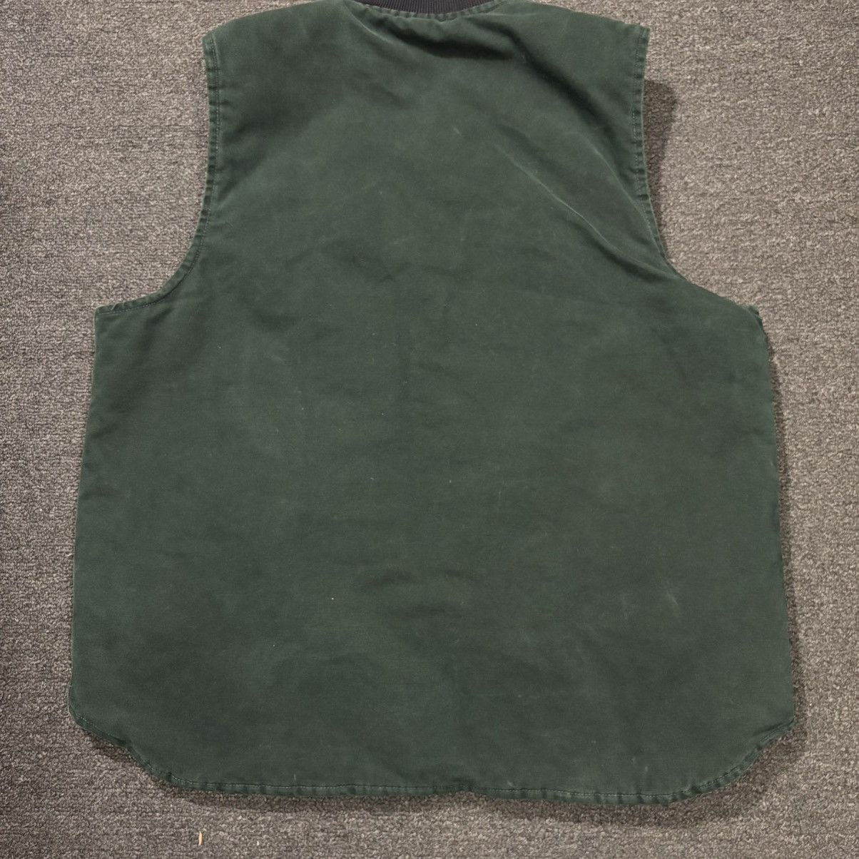 Carhartt Vintage Carhartt Vest Spruce Green Quilted XL V02 SPC 90s Size US XL / EU 56 / 4 - 12 Thumbnail