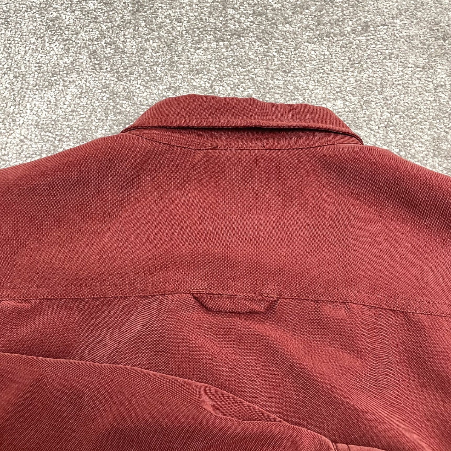 The North Face The North Face Button Down Shirt Mens M Red Zipper Pocket Modal Blend Size US M / EU 48-50 / 2 - 7 Thumbnail