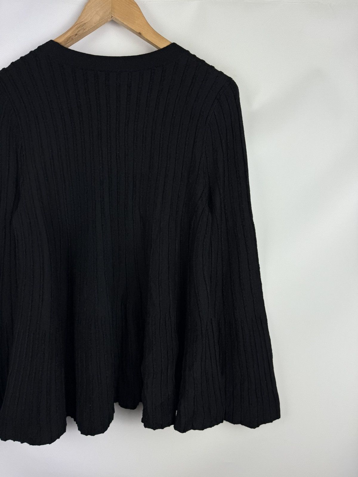 Cos Cos Bell Sleeve Ribbed Lagenlook Wool Sweater Pullover Size S / US 4 / IT 40 - 17 Thumbnail