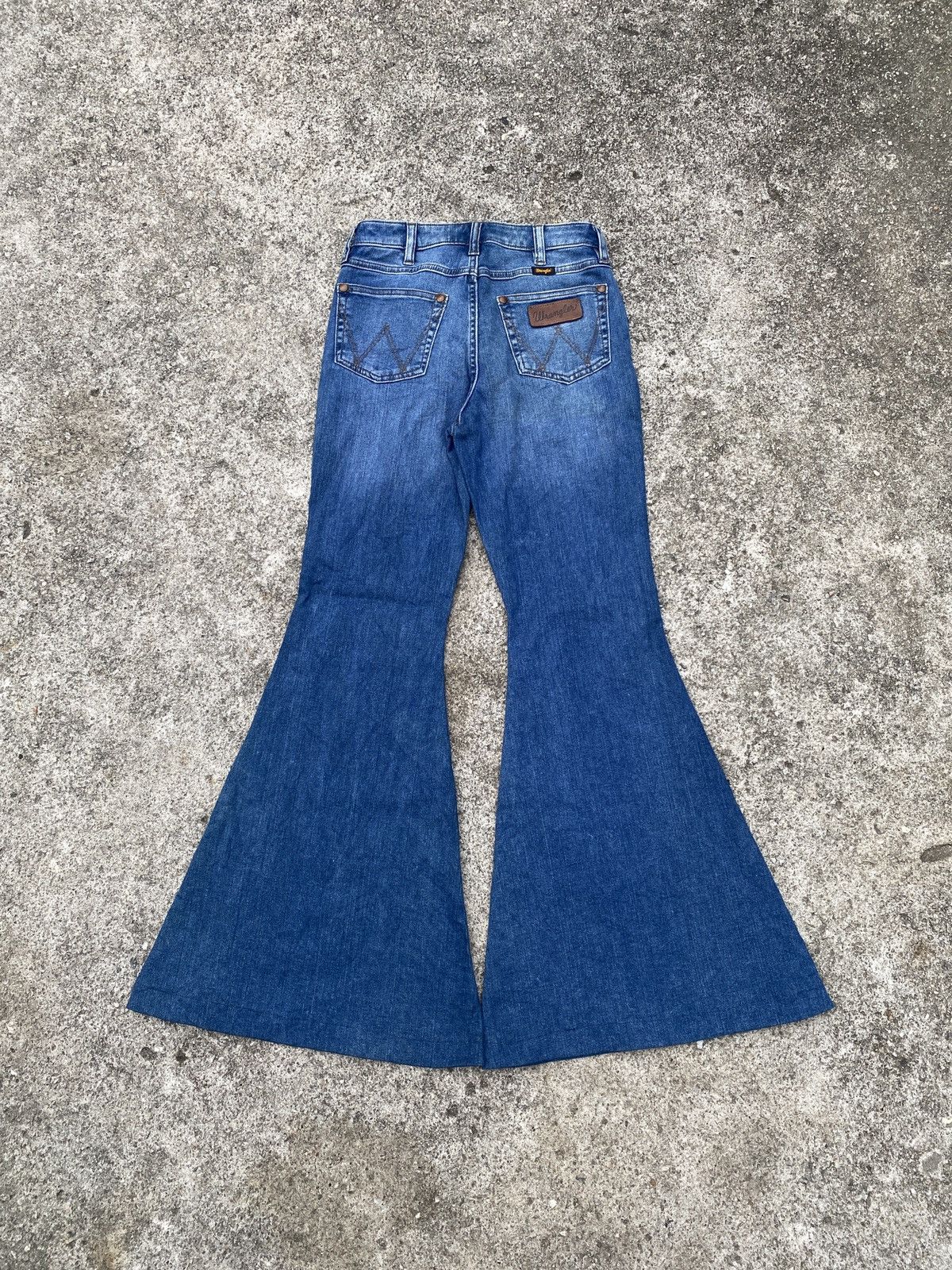 Japanese Brand × Vintage × Wrangler Wrangler Retro High Rise Super Flare Jeans Size US 26 / EU 42 - 2 Thumbnail