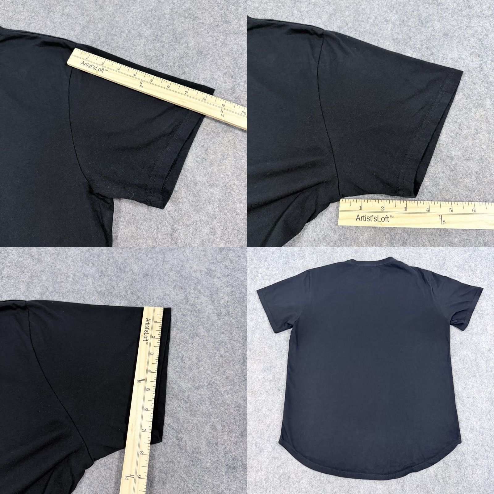 Vintage Kliegou T-Shirt Men's L Black Casual Crew-Neck Short Sleeve Pullover Size L Regular Fit Front Length 28 in Chest 45.5 in Graphic? No Pattern Solid Size US L / EU 52-54 / 3 - 9 Thumbnail