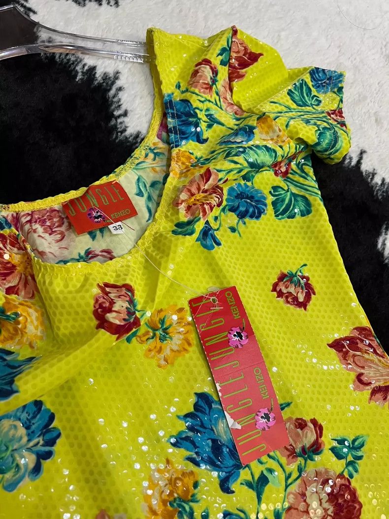 Kenzo KENZO Bright petals with a waist vase and a dress Size XS / US 0-2 / IT 36-38 - 3 Thumbnail
