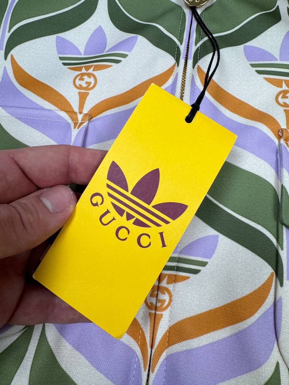 Adidas × Gucci Gucci X Adidas Trefoil Bomber Jacket Size US M / EU 48-50 / 2 - 9 Thumbnail