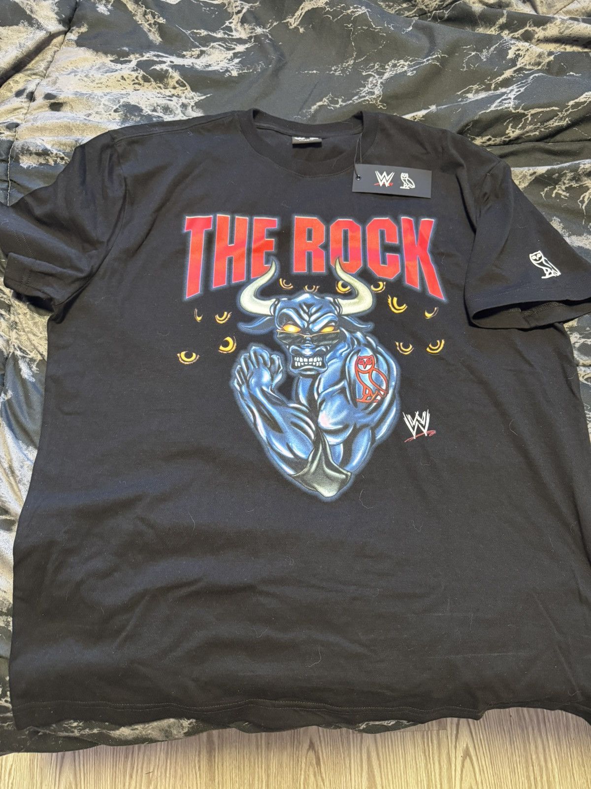 October's Very Own OVO X WWE The Rock T Shirt Size US L / EU 52-54 / 3 - 1 Thumbnail