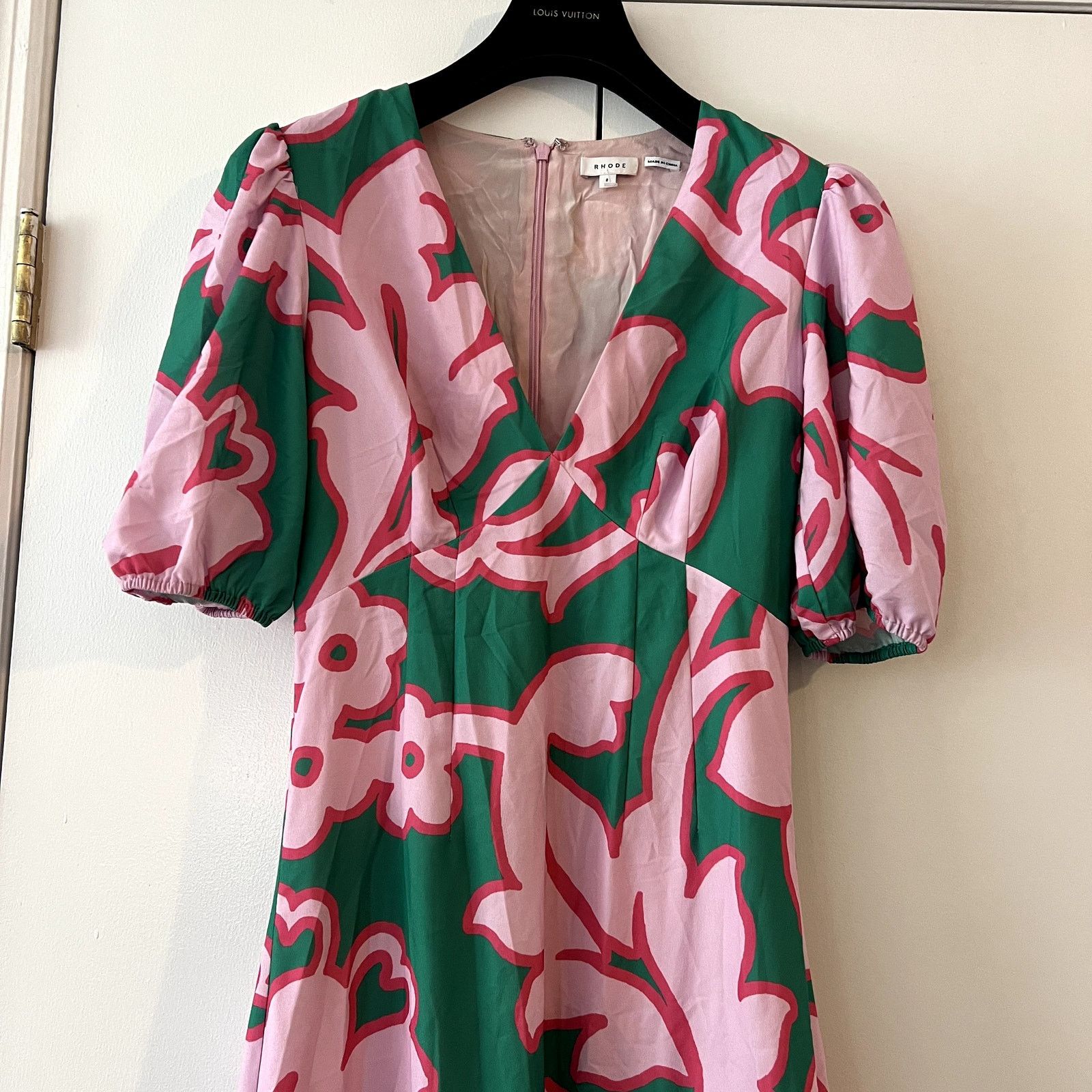 RHODE Rhode Ester Dress in Take It Easy Midi dress size 0 green Size XS / US 0-2 / IT 36-38 - 7 Thumbnail