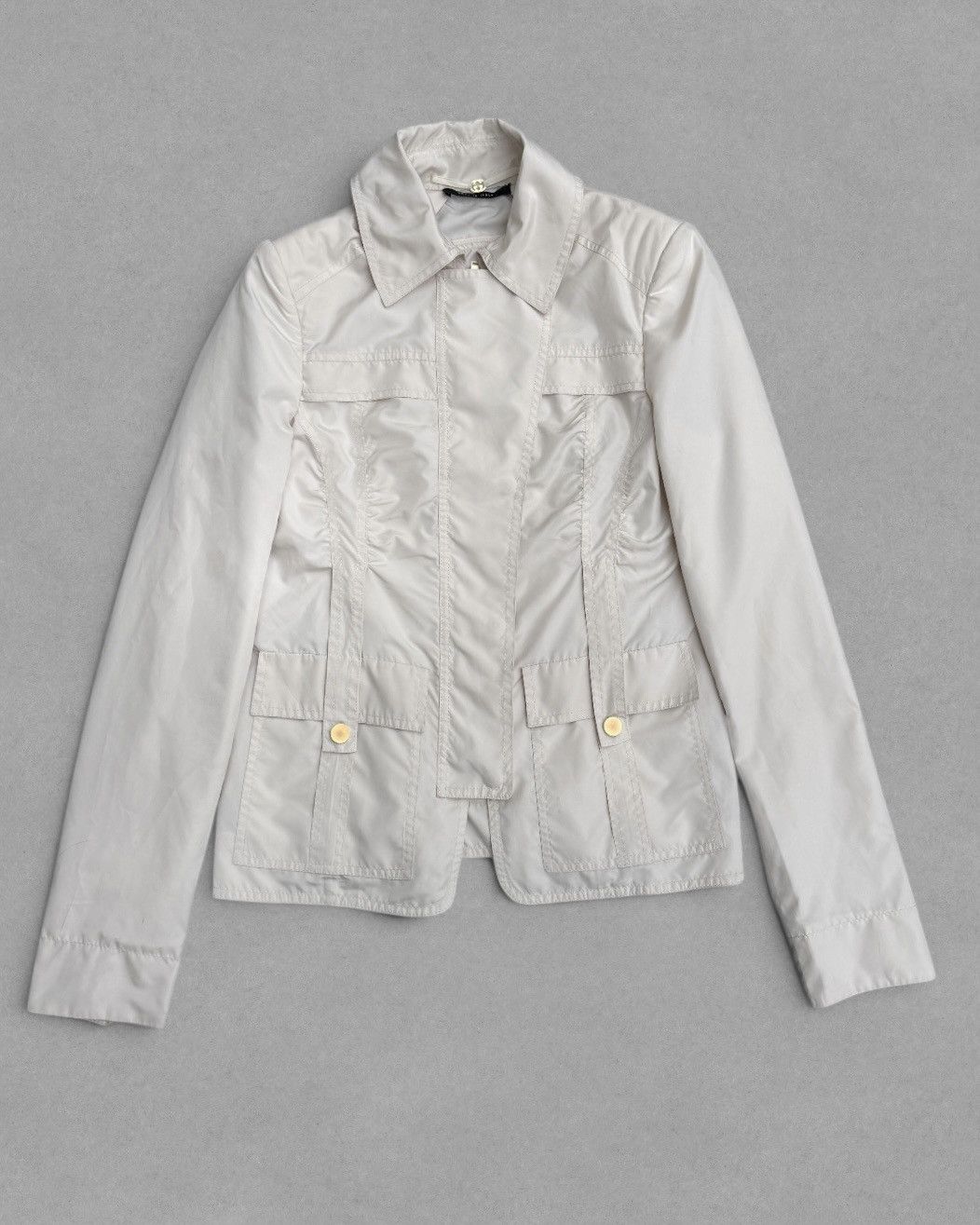 Gucci SS 2004 Gucci By Tom Ford Military Biker Windbreaker Jacket Size M / US 6-8 / IT 42-44 - 3 Thumbnail