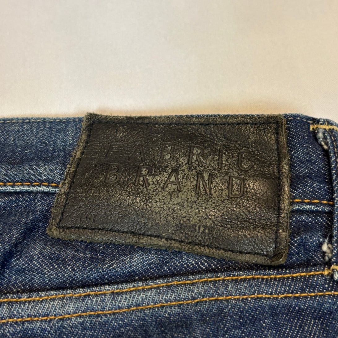 Fabric Brand & Co. Fabric Brand & Co Selvedge Denim Straight Leg Jeans 31x29 Size US 31 - 4 Thumbnail