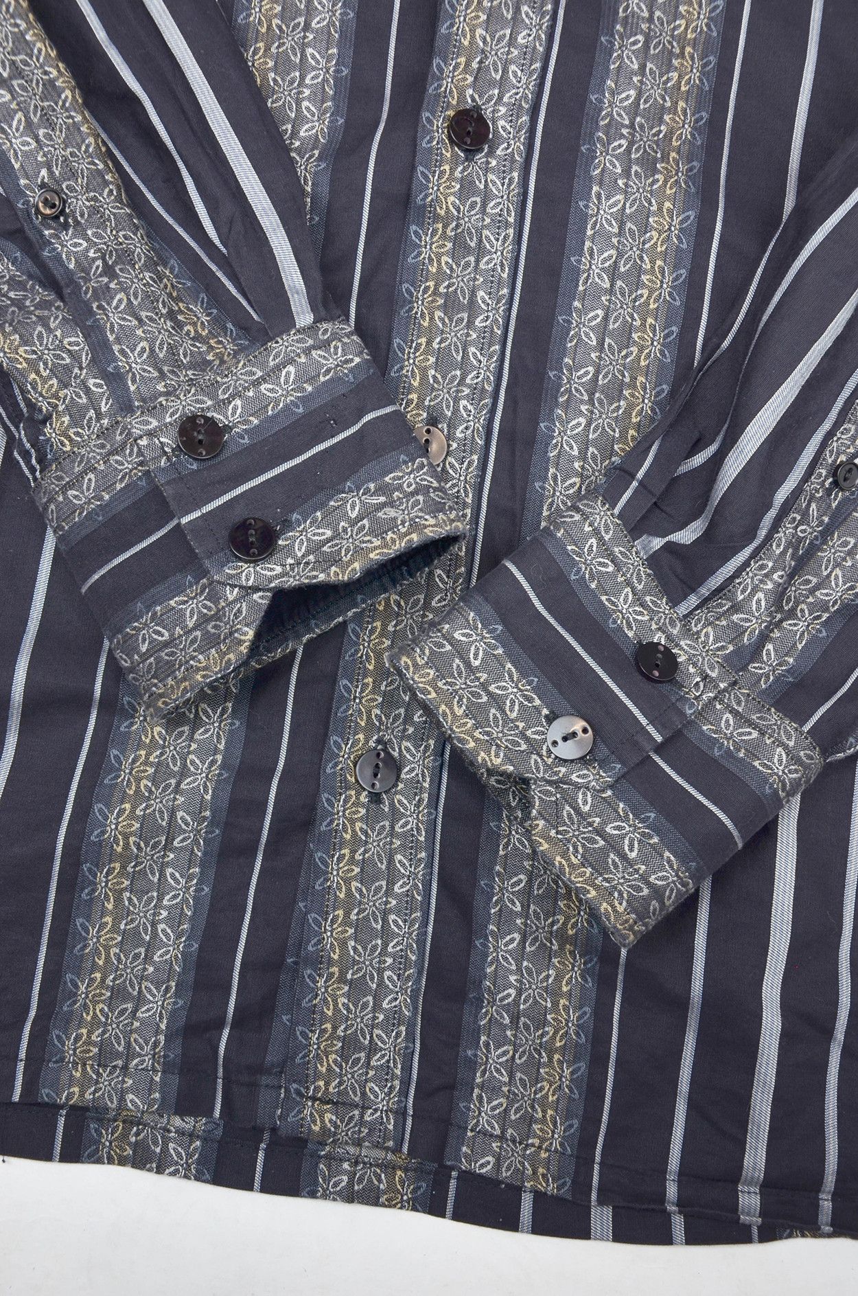 Japanese Brand Yashi Yamamuri Vintage Japanese Black Embroidery Shirt L Size US L / EU 52-54 / 3 - 3 Thumbnail