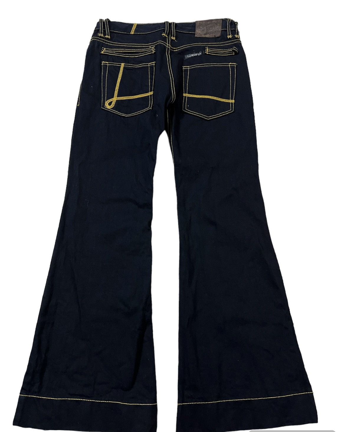 If Six Was Nine × Japanese Brand 💥RARE FLARE💥LUXURIA FLARE SLOW ARTWORKS JEANS Size US 32 / EU 48 - 2 Thumbnail