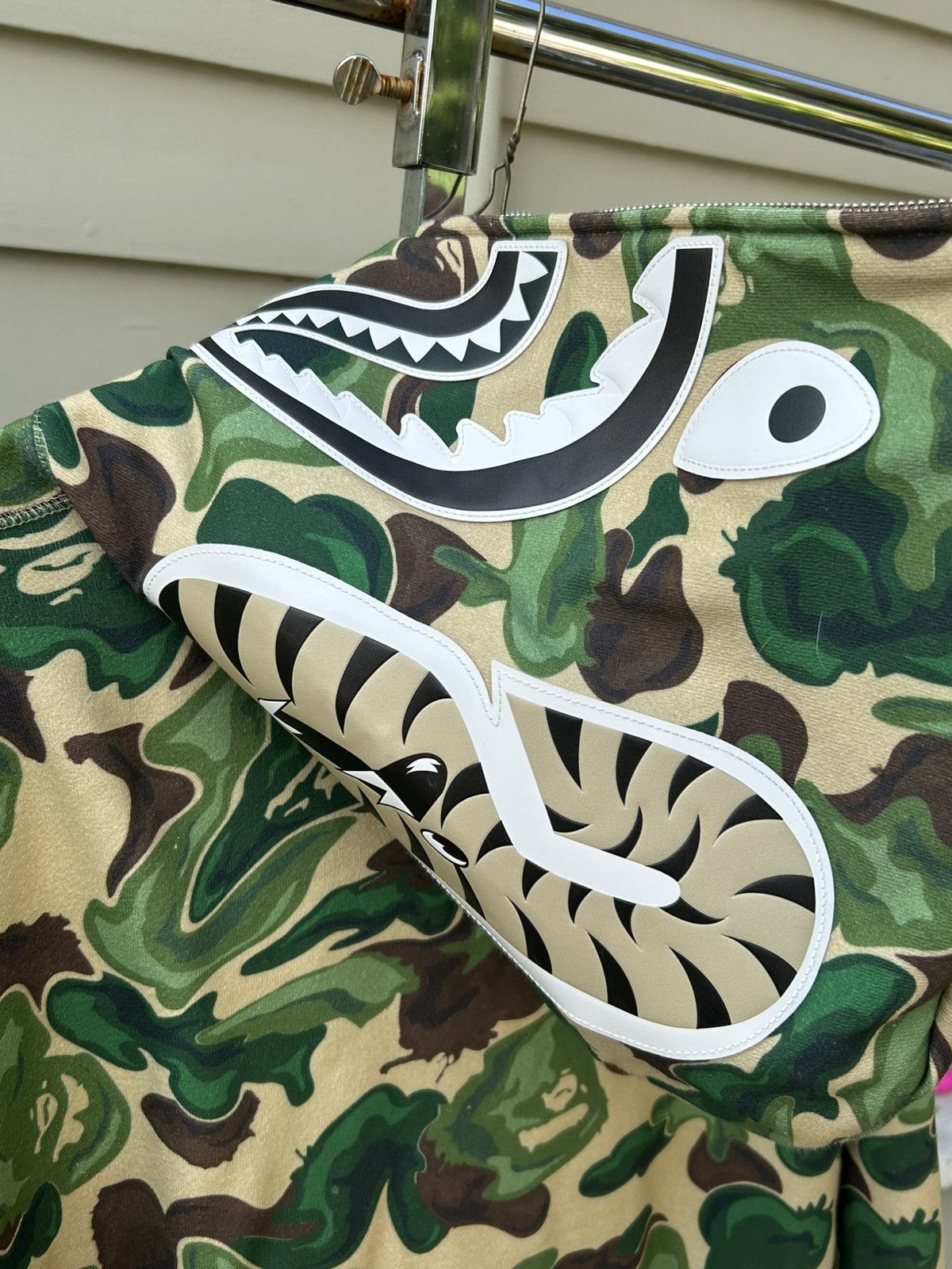 Bape Bape Art Patch shark hoodie Size US XL / EU 56 / 4 - 8 Thumbnail