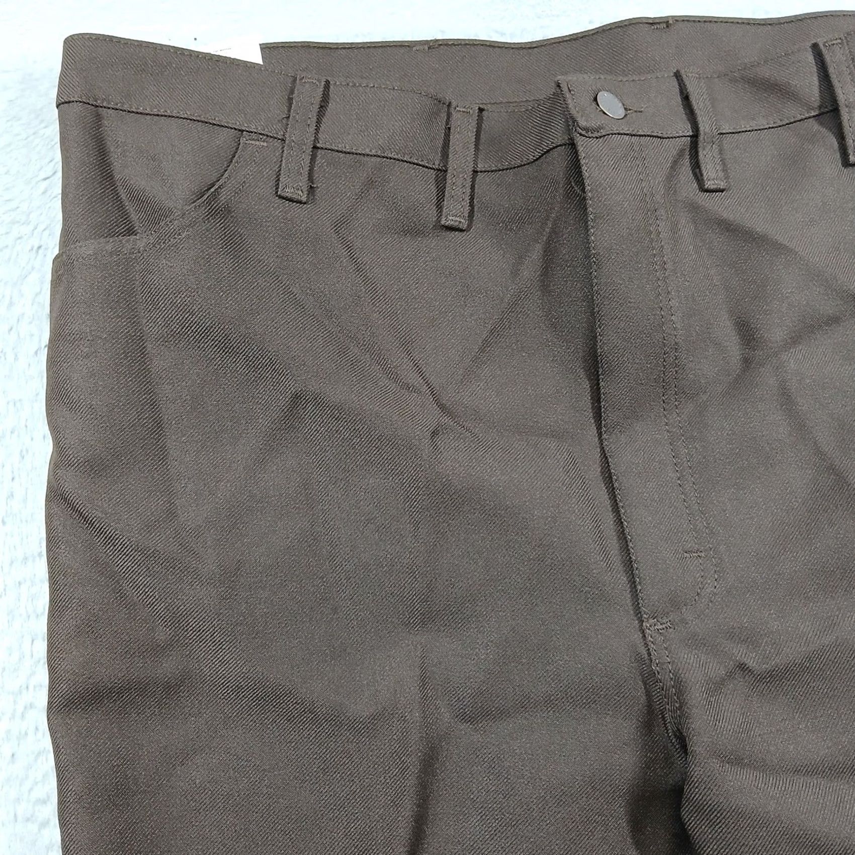 Wrangler Wrangler Wrancher Boot Jeans Mens 46x32 Brown Polyester Western Cowboy Size US 30 / EU 46 - 6 Thumbnail