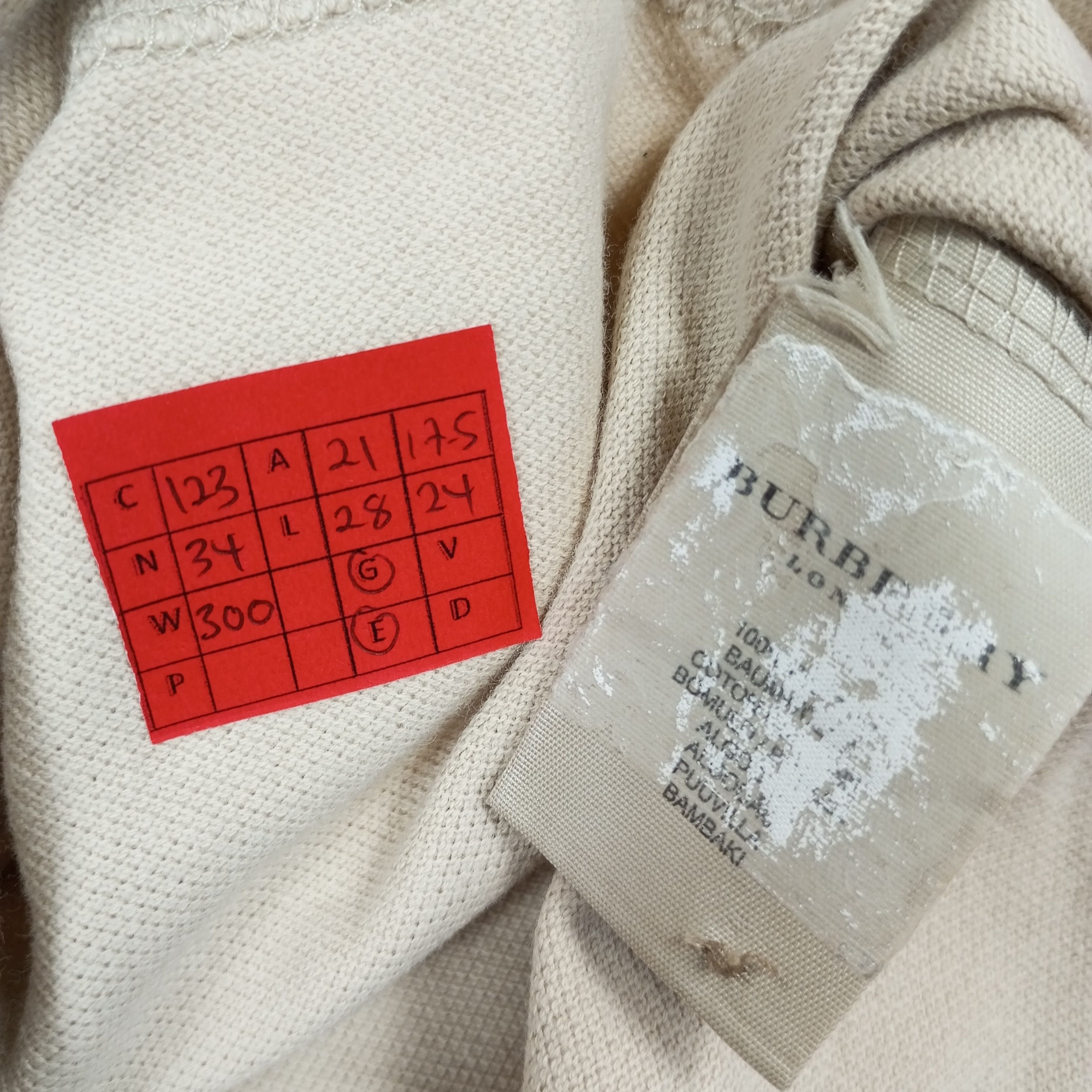 Burberry Burberry London Slim Fit Long Sleeve Polos Size US L / EU 52-54 / 3 - 6 Thumbnail
