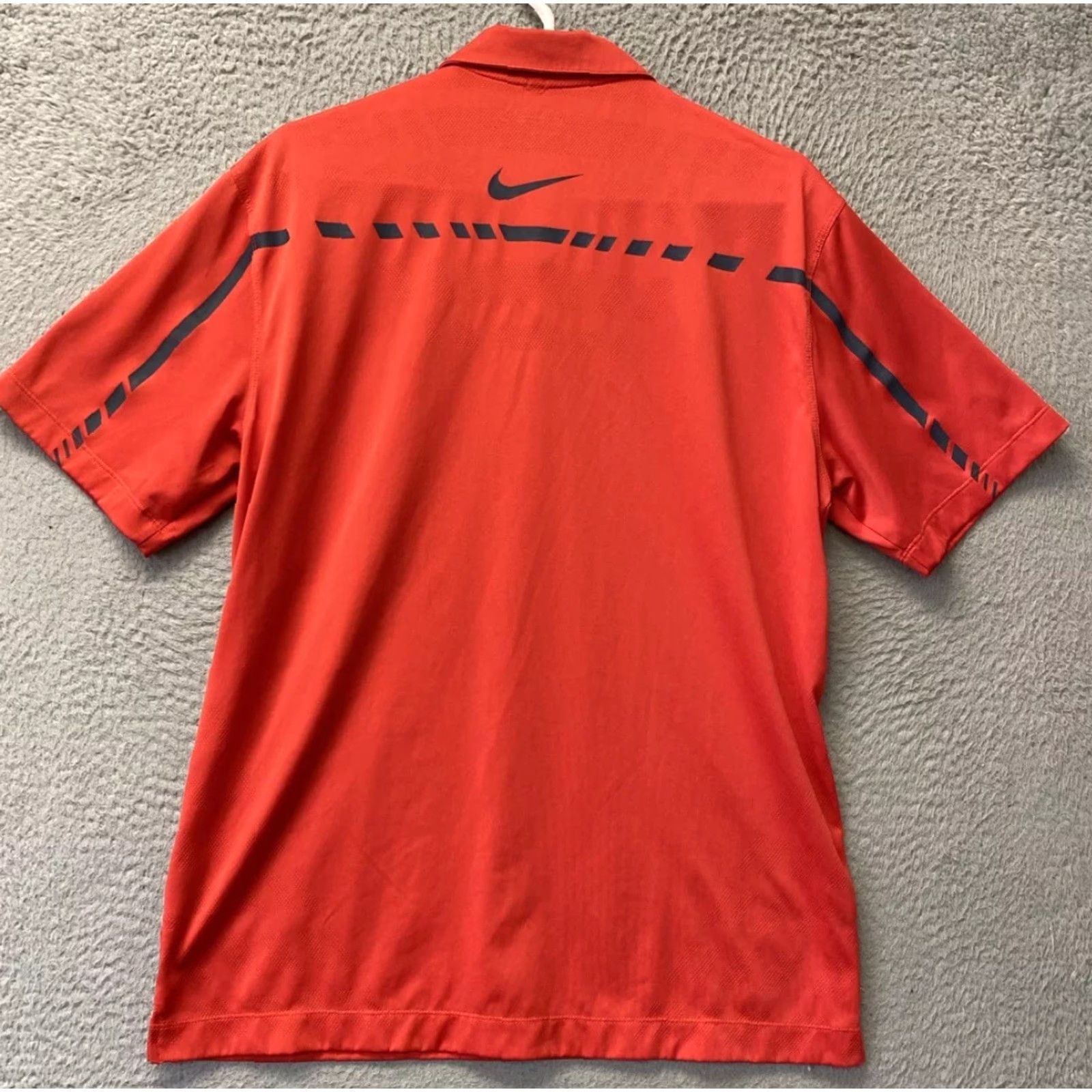 Nike Nike Golf Polo Shirt Mens M Red Black Fit Dry Swoosh /33-72 Size US M / EU 48-50 / 2 - 6 Thumbnail