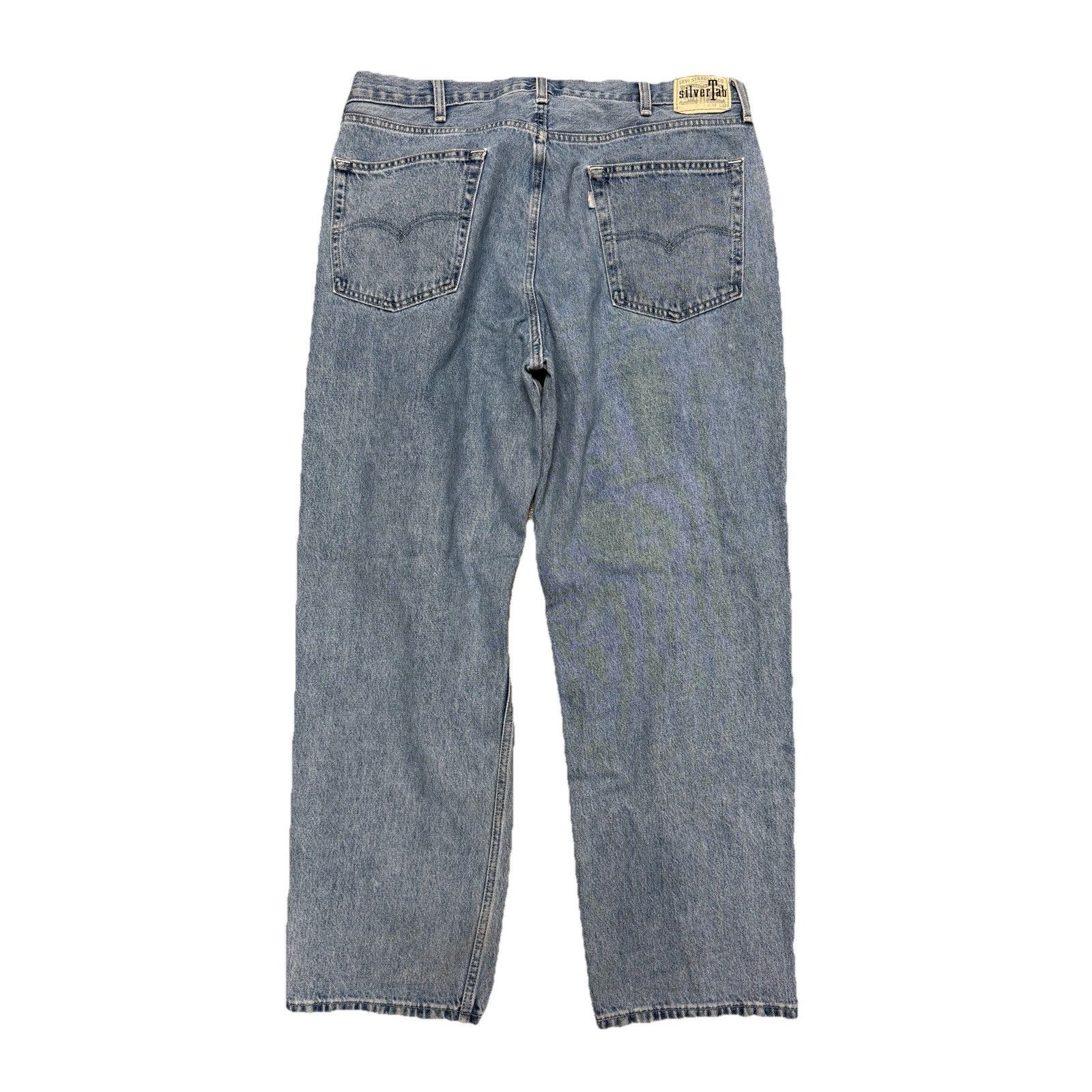 Levi's Vintage Levis Silvertabs Loose Fit Jeans Mens 38x32 Baggy Size US 38 / EU 54 - 2 Thumbnail