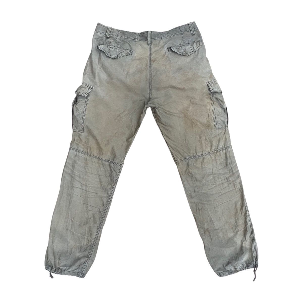 Designer × Japanese Brand Back Number Tactical Multipocket Cargo Pants Drawstrings Size US 36 / EU 52 - 8 Thumbnail