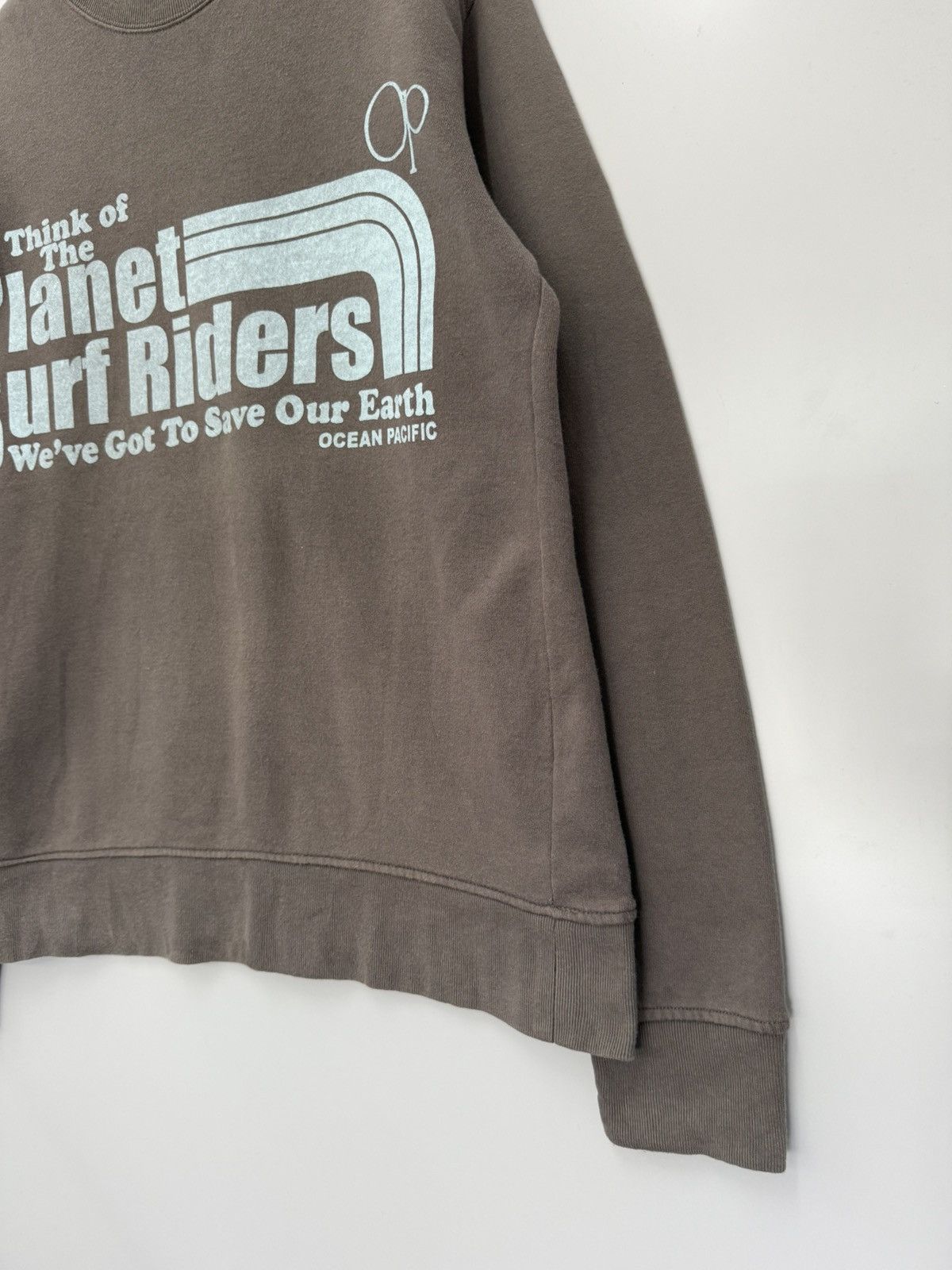 Ocean Pacific 🔥 OP Ocean Pacific sunwear Surfing design Sweatshirt - M Size M / US 6-8 / IT 42-44 - 2 Thumbnail