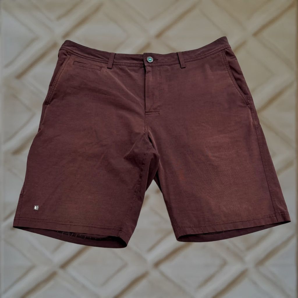 Vintage Linksoul Performance Boardwalk Golf Hybrid Chino Shorts Mens 38 Brown Stretch Size US 38 / EU 54 - 1 Thumbnail
