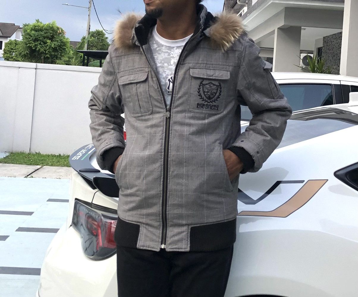 Karl Kani Karl Kani Acrylic Fur Raccoon Hoodie Lined Fleece Jacket Size US M / EU 48-50 / 2 - 17 Thumbnail