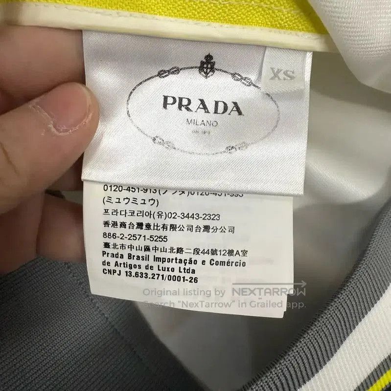Prada Prada White Cotton Men's Hoodie. Size US XS / EU 42 / 0 - 4 Thumbnail