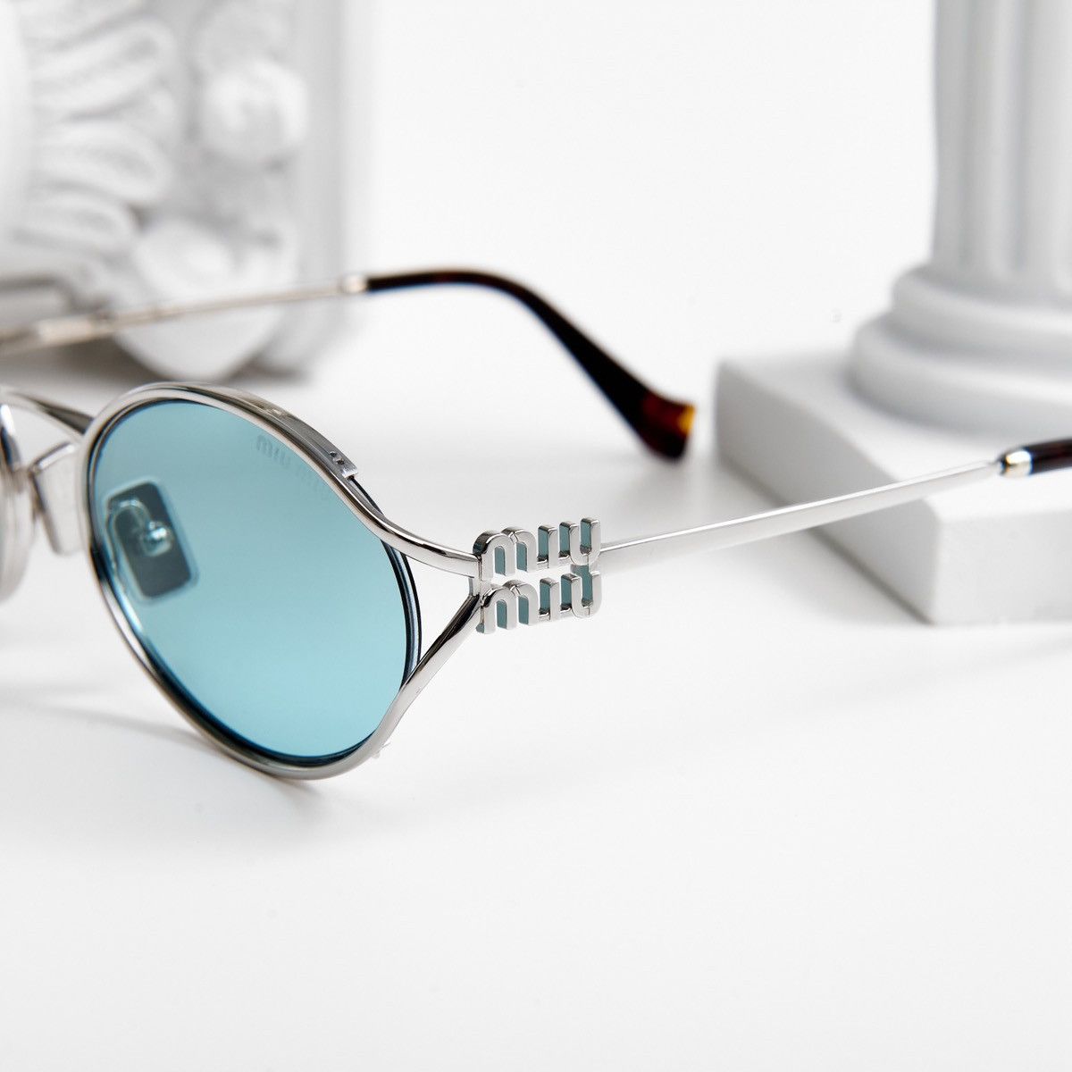 Miu Miu MIU MIU 0MU 52YS 1BC20R SUNGLASSES Size ONE SIZE - 3 Thumbnail