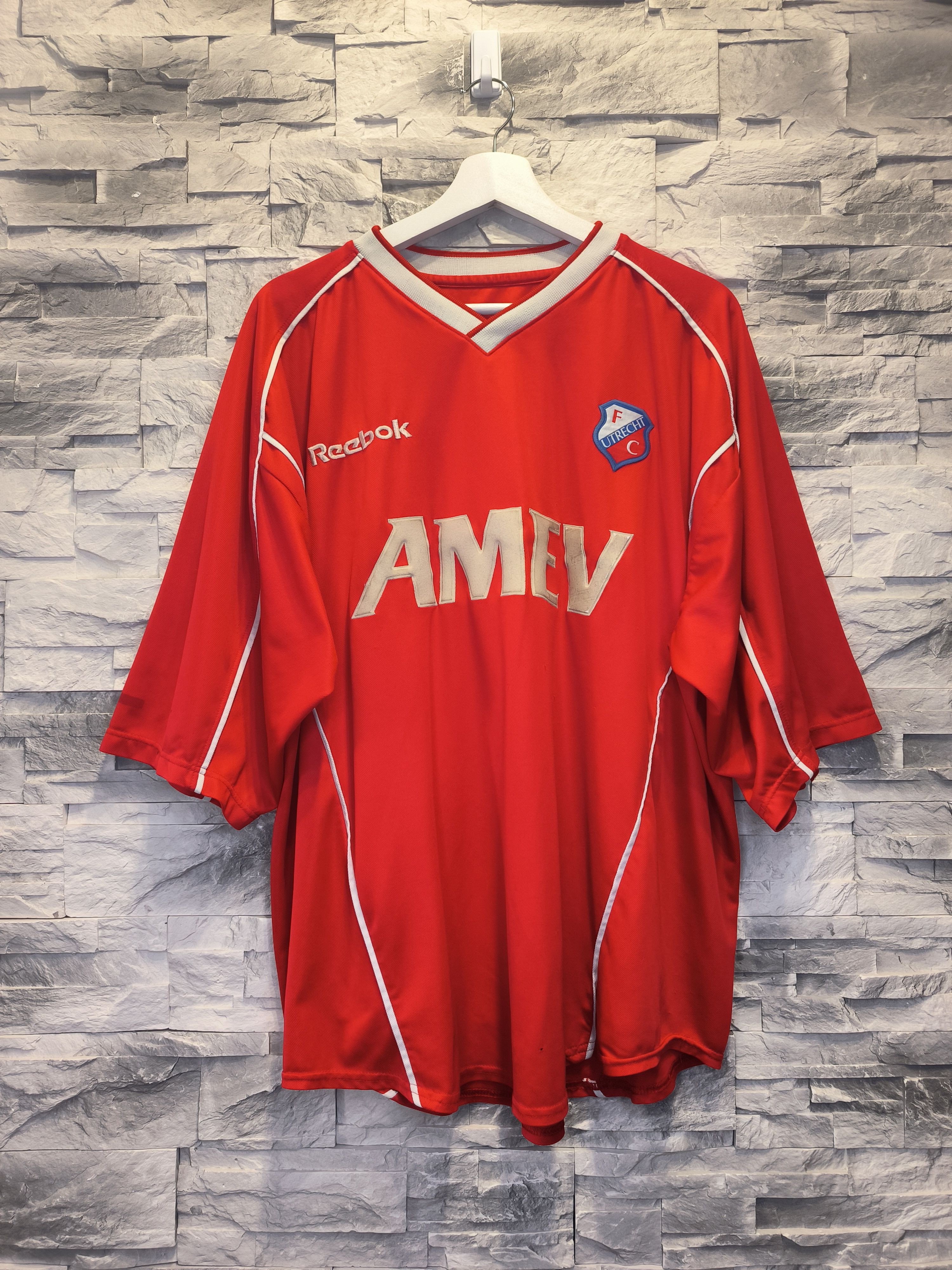 Reebok × Vintage Vintage Reebok Football Jersey Utrecht FC Amev Shirt 90s Size US XXL / EU 58 / 5 - 1 Thumbnail