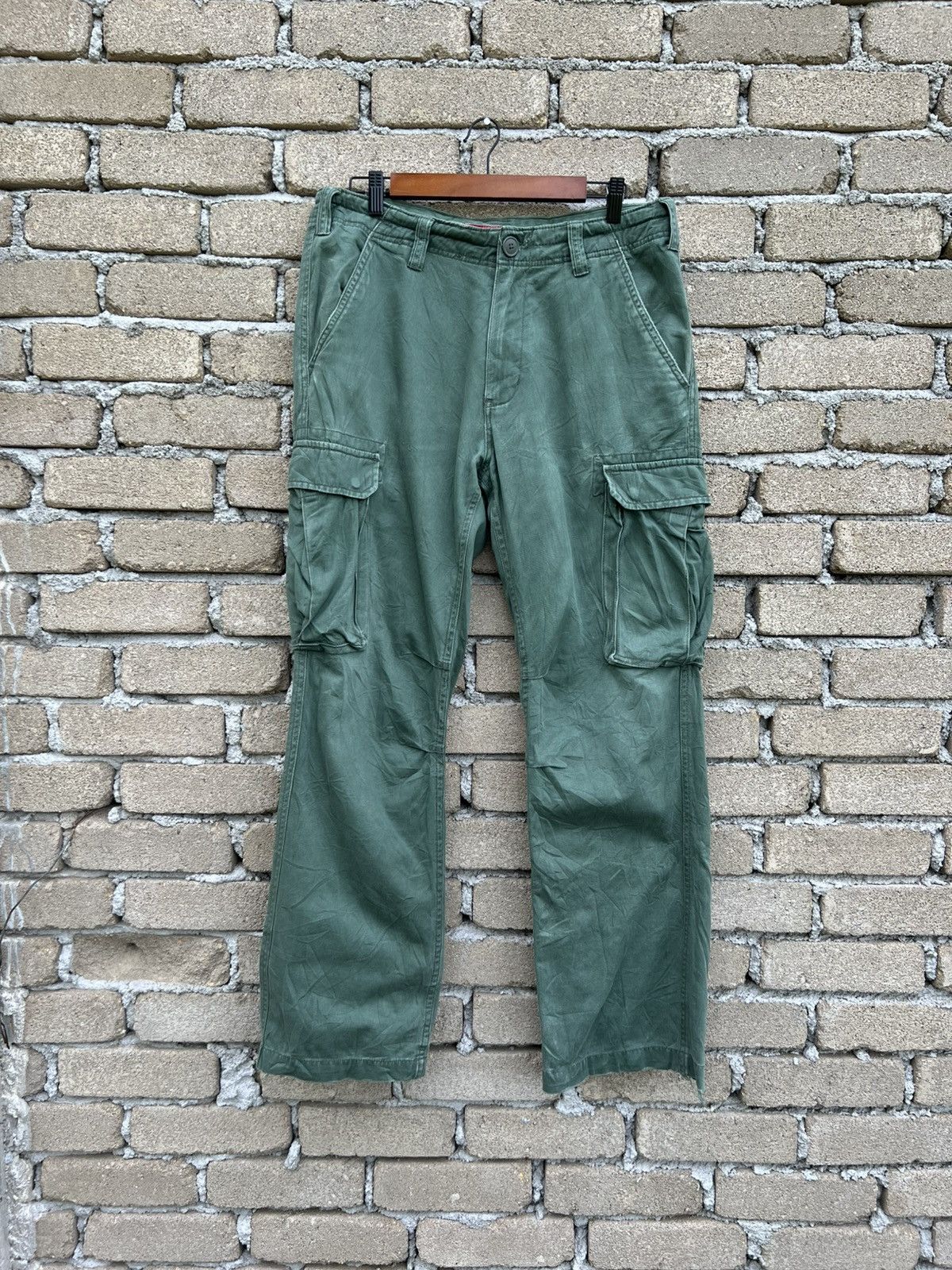 Japanese Brand Anti Label Jean Cargo Pants Waist 34" Size US 34 / EU 50 - 2 Thumbnail