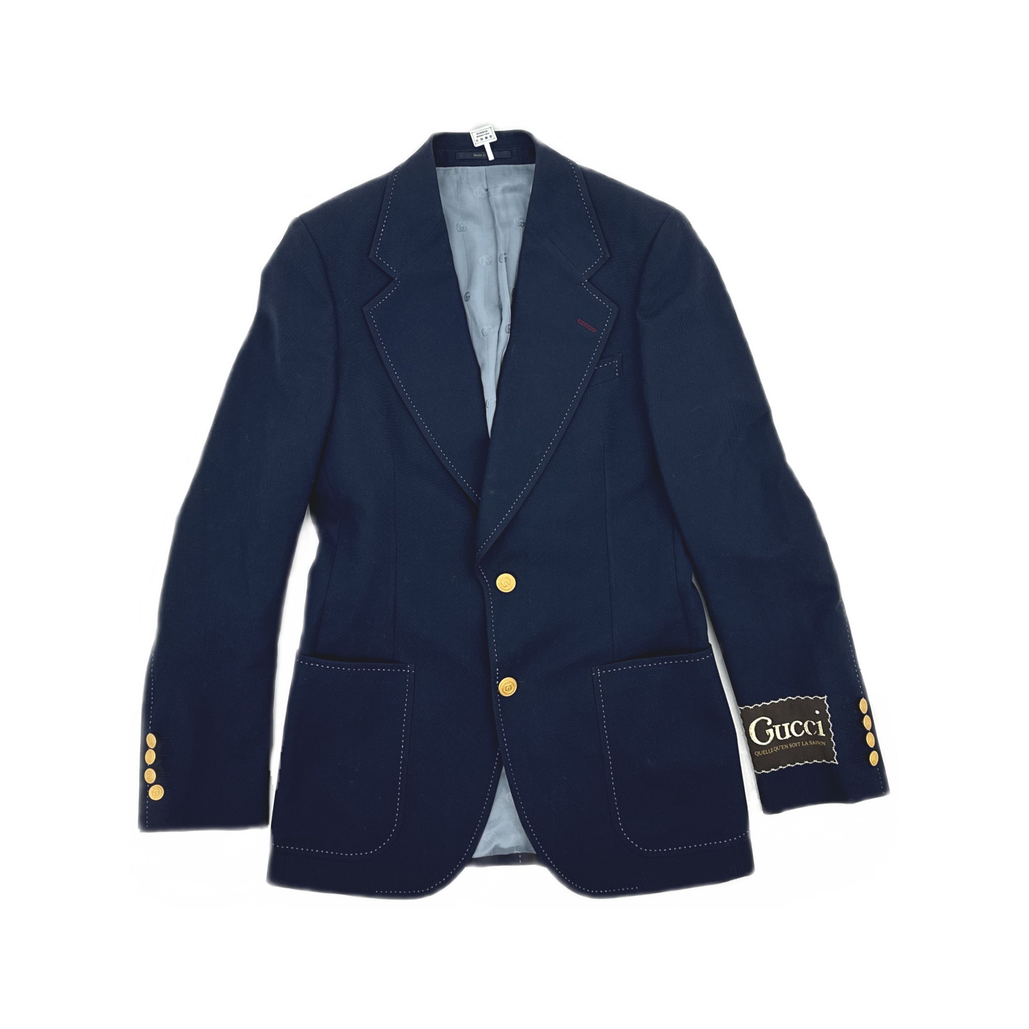 Gucci Gucci Contrast Stitching Blazer Size 34R Size 34R - 1 Thumbnail