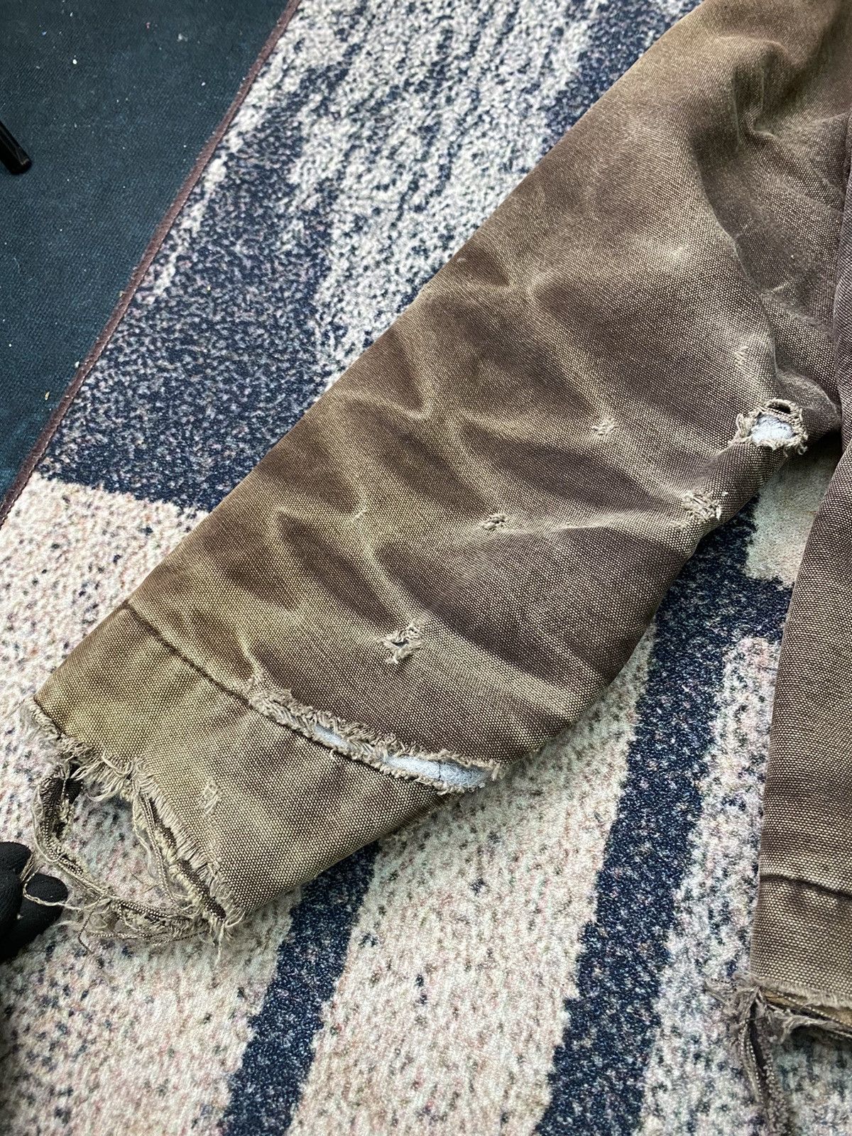Carhartt Rare Vtg Carhart Distressed Jacket Nice Colour Size US XL / EU 56 / 4 - 4 Thumbnail