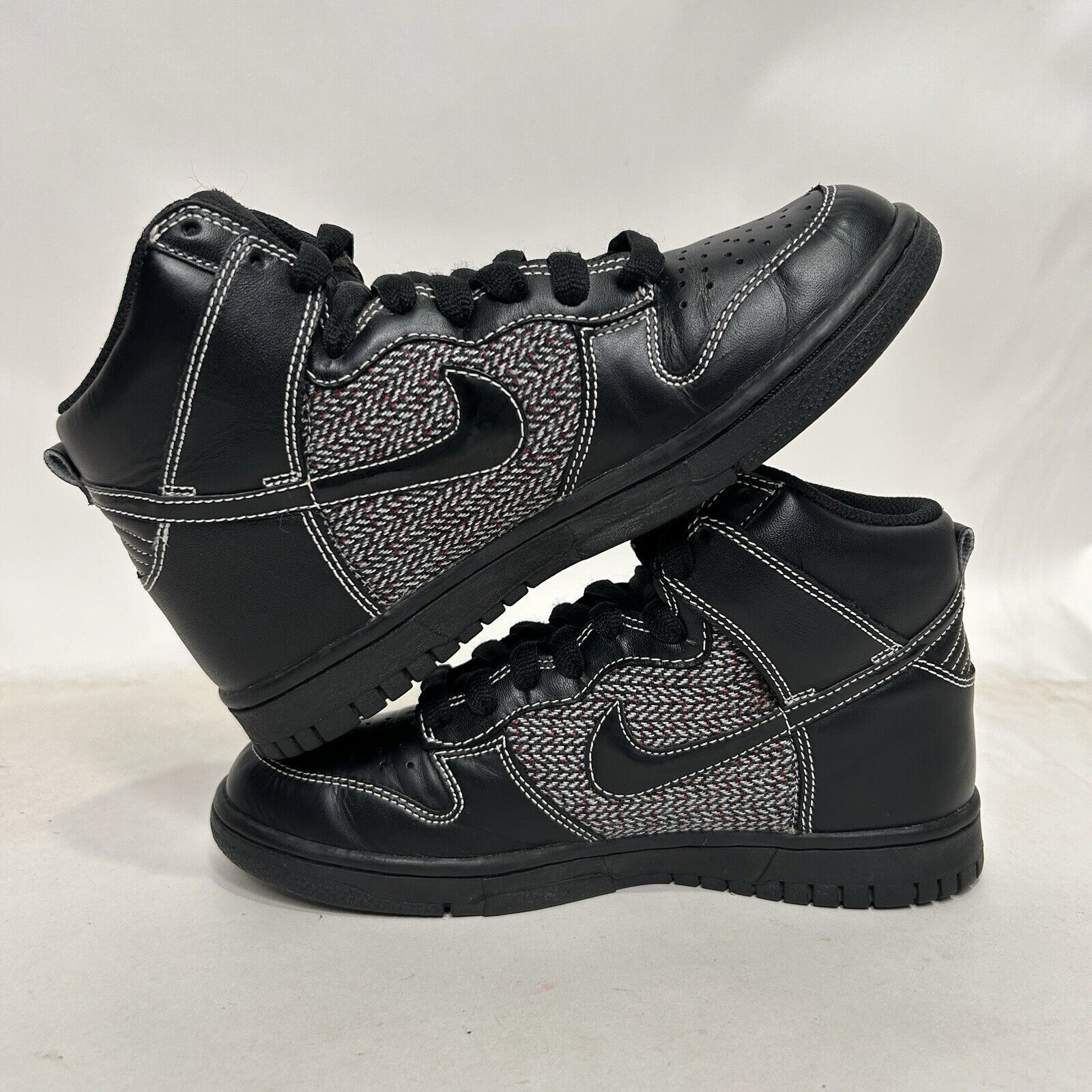 Nike Nike Dunk High WMNS “Tweed Herringbone” 2024 Size US 7 / IT 37 - 3 Thumbnail