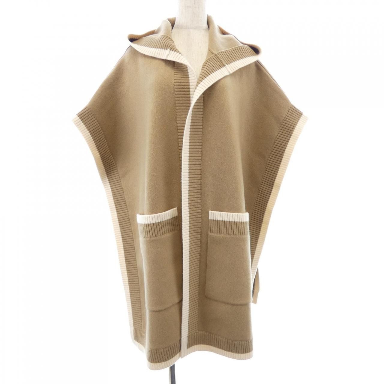 Burberry Burberry Burberry Cashmere Blend Cape Textile Outerwear 80315821 DUTY FREE for USA Size ONE SIZE - 1 Thumbnail