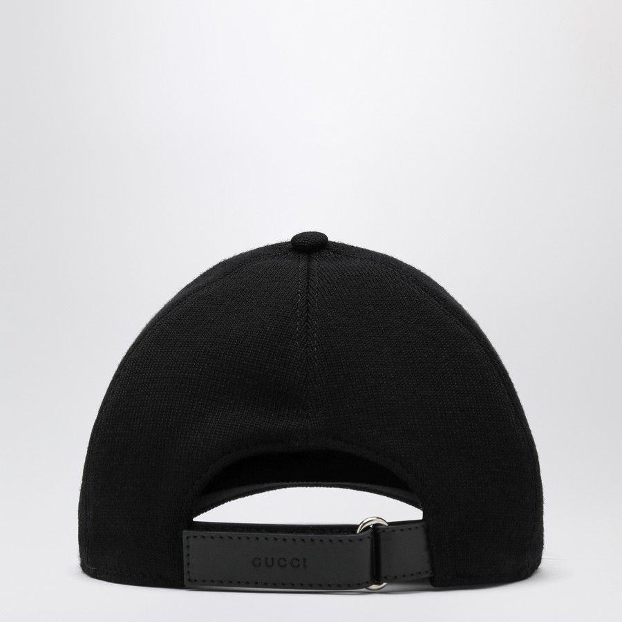 Gucci o1d2blof0525 Size: M / Logo Baseball Cap / Hat in Black Size ONE SIZE - 3 Thumbnail